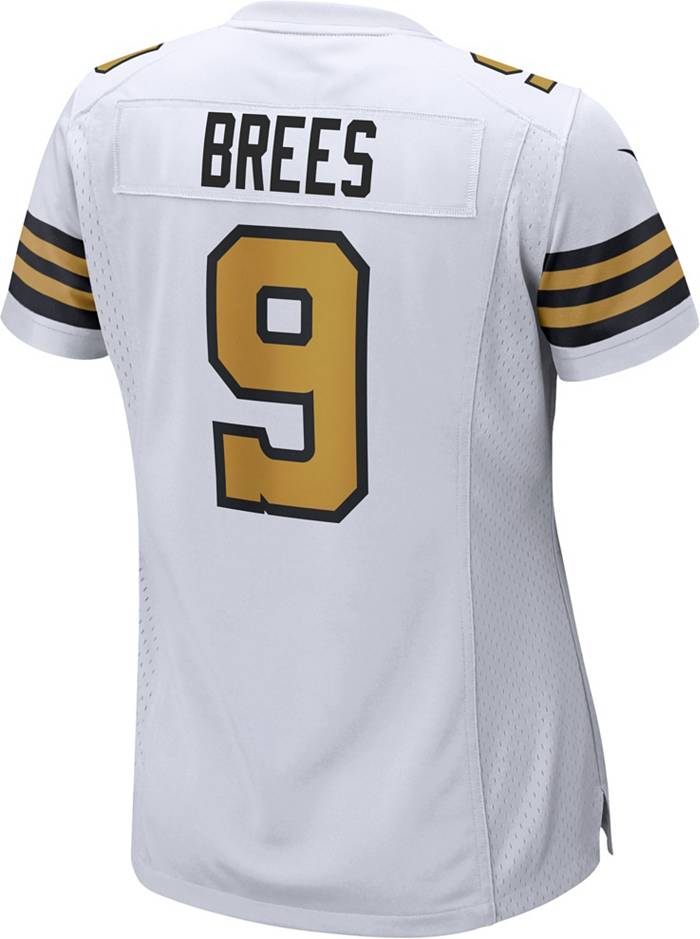 Nike Women's New Orleans Saints Drew Brees #9 White Game Jersey