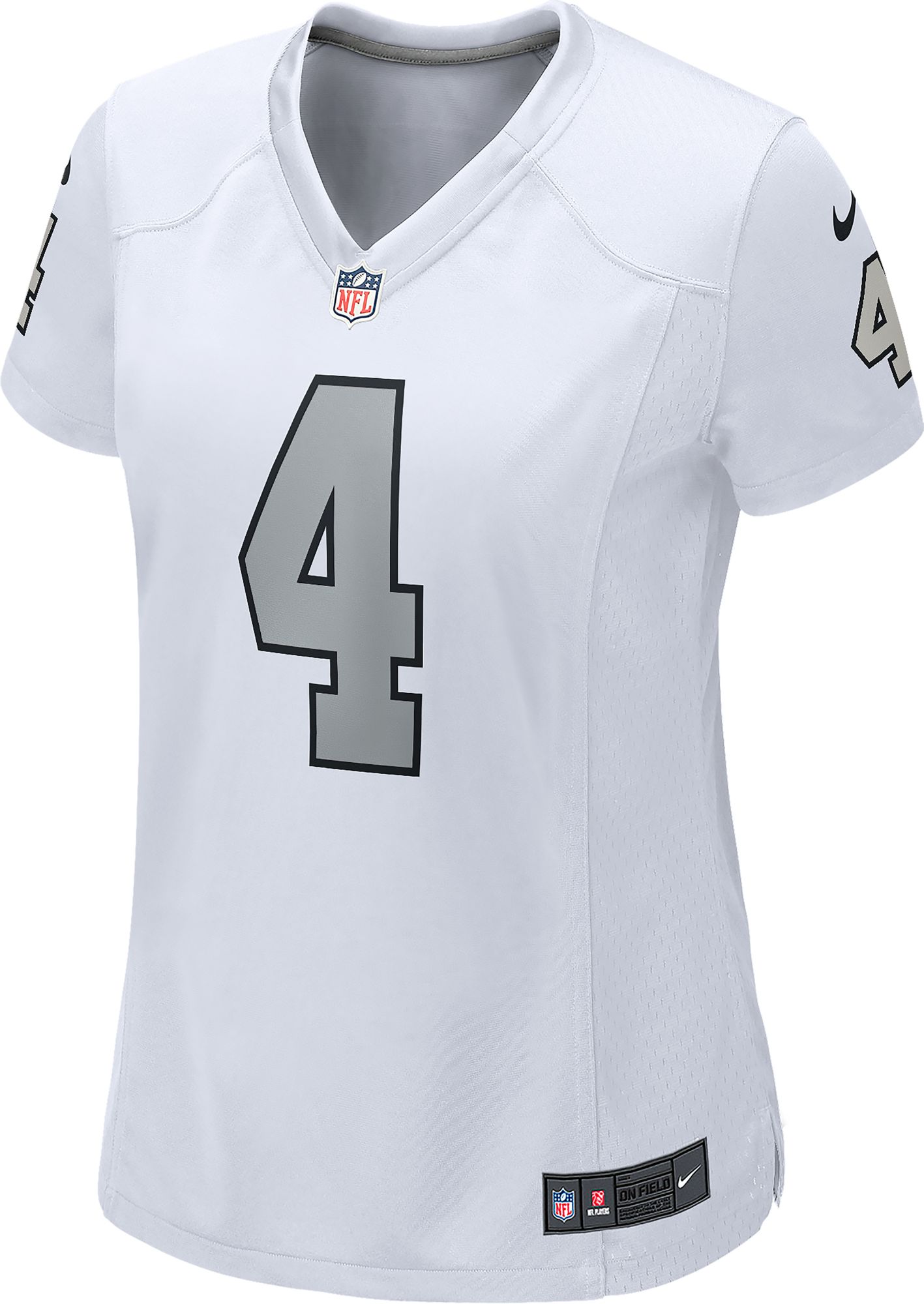 Nike Women's Las Vegas Raiders Derek Carr #4 White Game Jersey product image