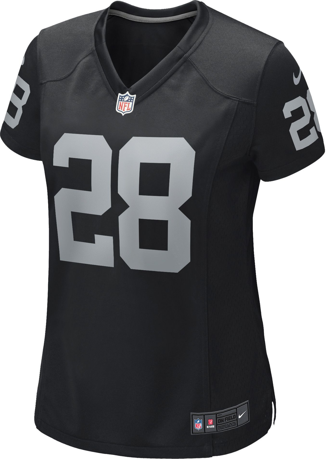 Nike Women's Las Vegas Raiders Josh Jacobs #28 Black Game Jersey product image