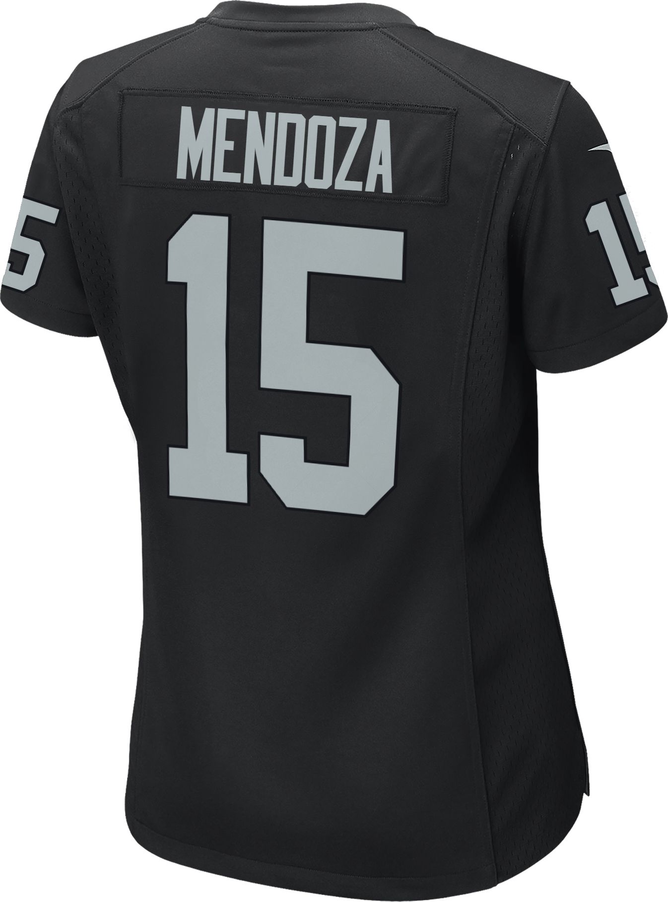 Nike Women's Las Vegas Raiders Fernando Mendoza #15 Black Home Game Jersey product image