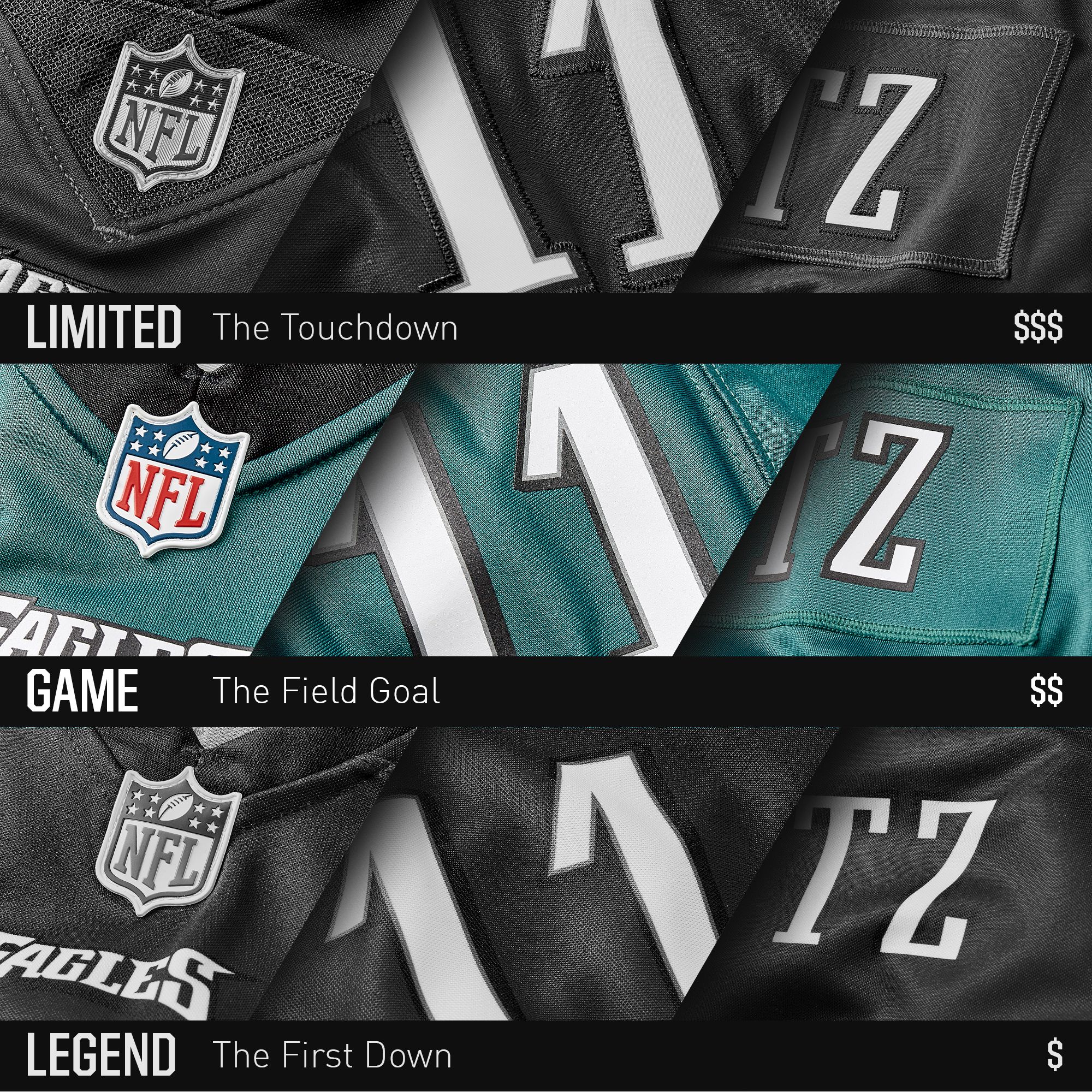 Nike Women's Philadelphia Eagles DeVonta Smith #6 Alternate Black Game Jersey product image