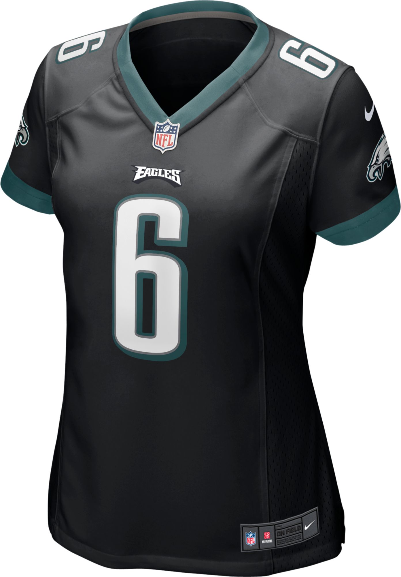 Nike Women's Philadelphia Eagles DeVonta Smith #6 Alternate Black Game Jersey product image