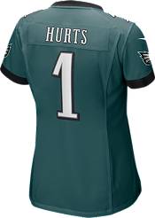 White Jalen Hurts Jersey for Women, 1 Eagles Jersey Stitched