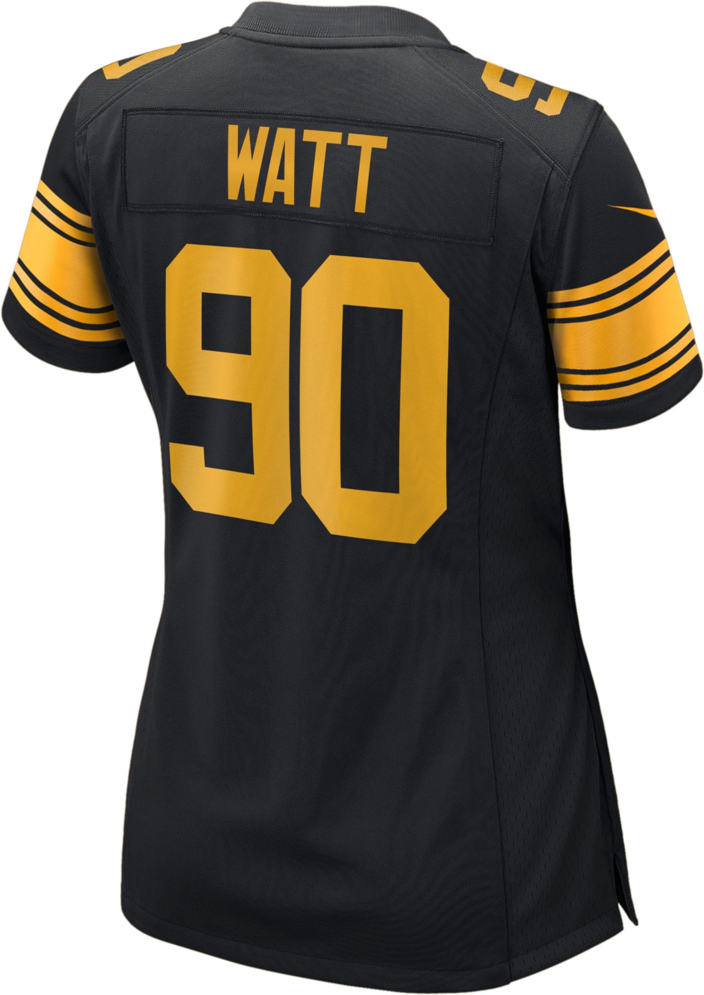 Nike Women's Pittsburgh Steelers T.J. Watt #90 Black Game Jersey product image