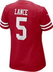 Nike Women's San Francisco 49ers Trey Lance Red #5 Game Jersey product image