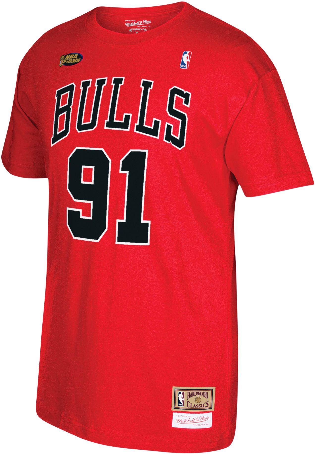 Mitchell & Ness Men's Chicago Bulls Dennis Rodman #91 T-Shirt product image
