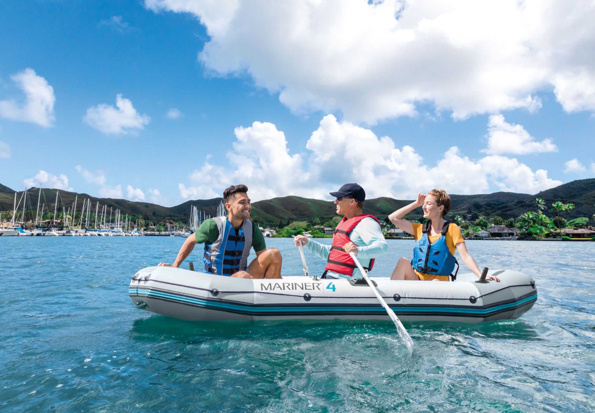 Intex Mariner 4 Inflatable Boat Set product image