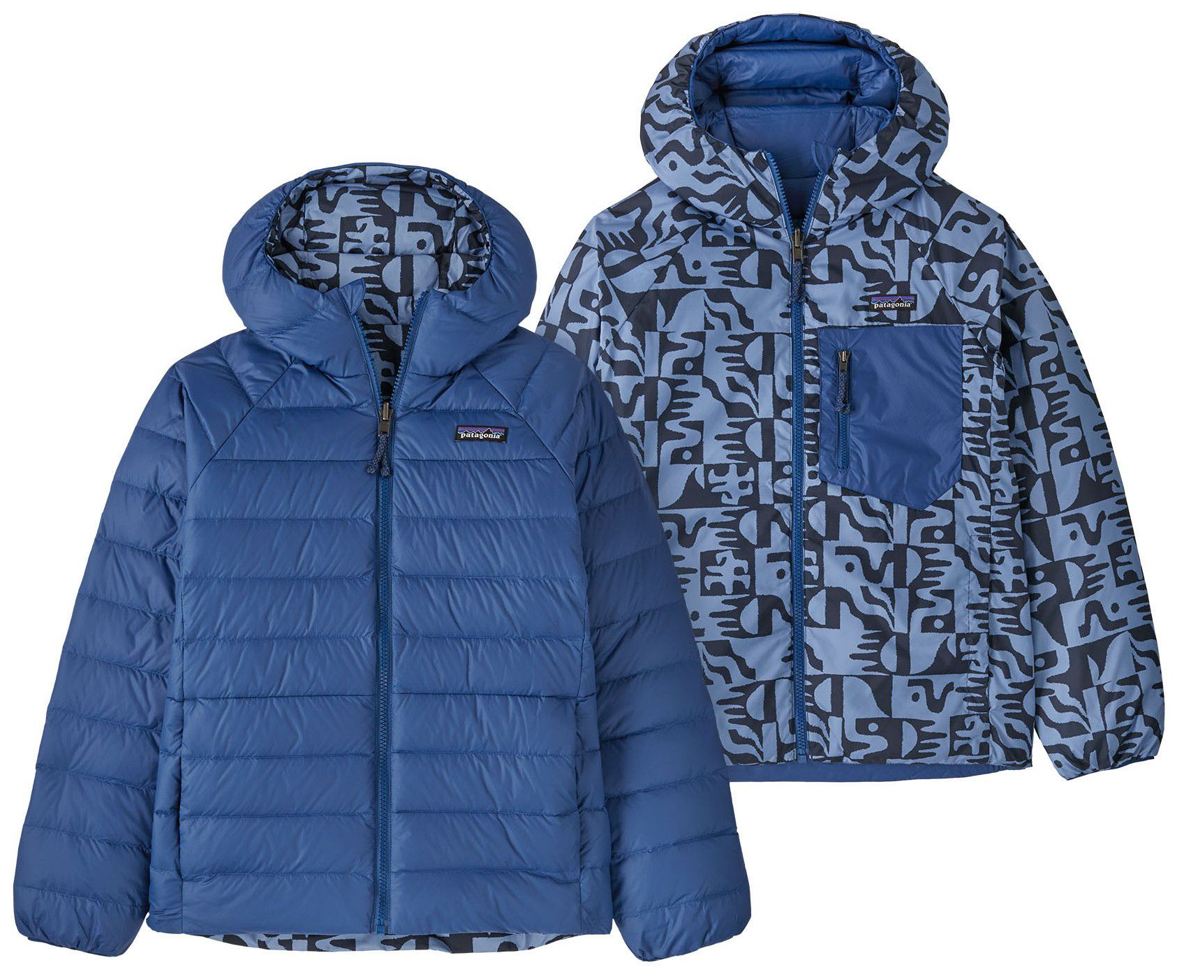 Patagonia Youth Reversible Down Sweater Hooded Jacket product image