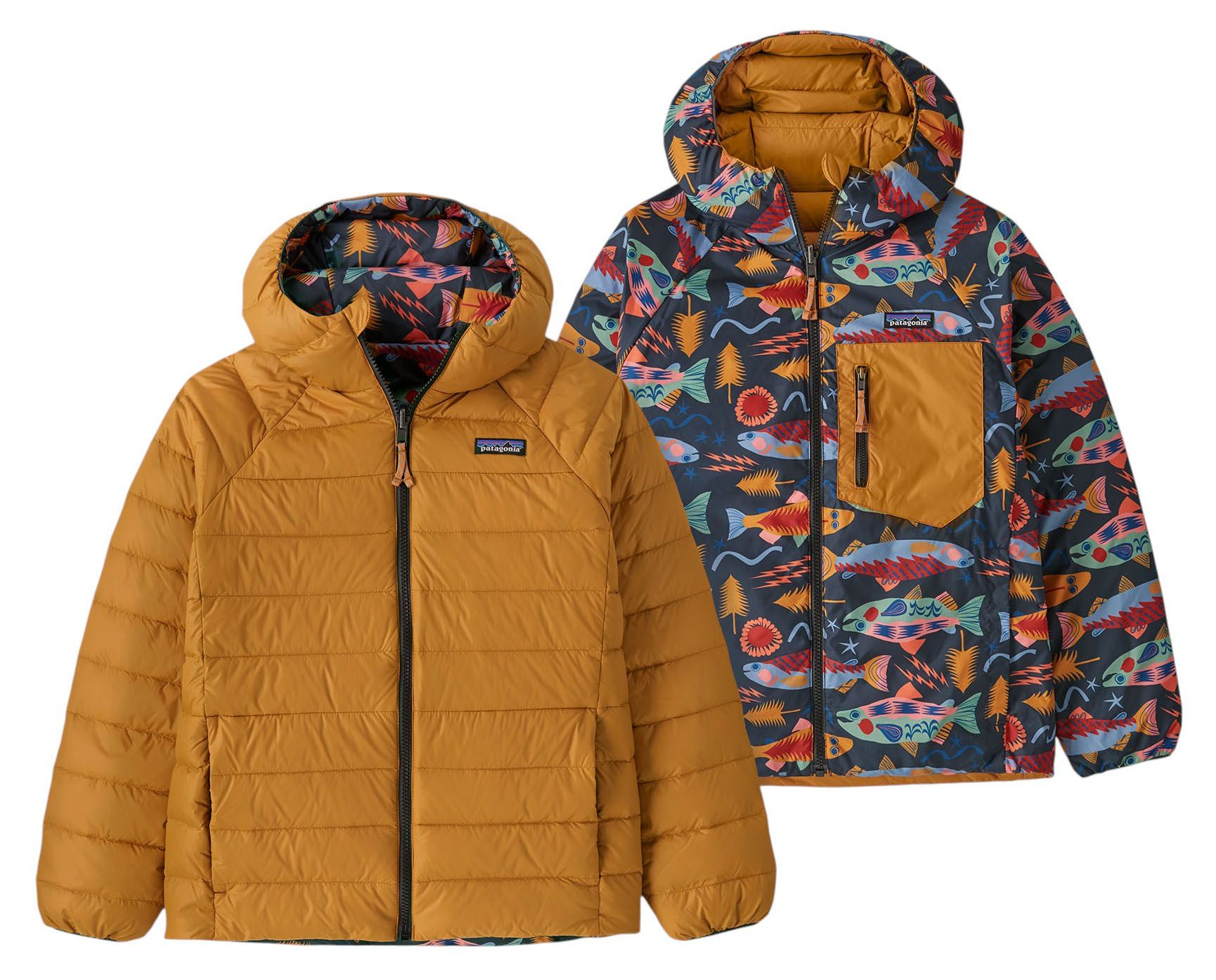 Patagonia Youth Reversible Down Sweater Hooded Jacket product image