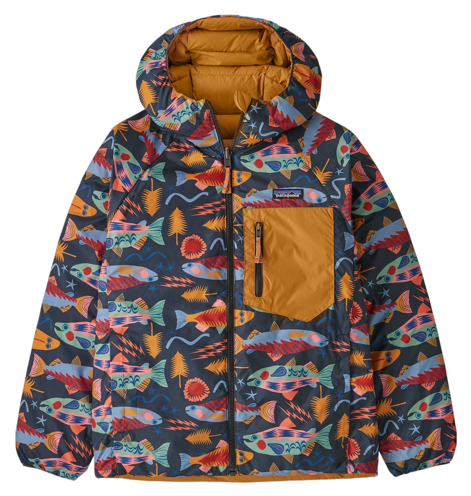 Patagonia Youth Reversible Down Sweater Hooded Jacket product image