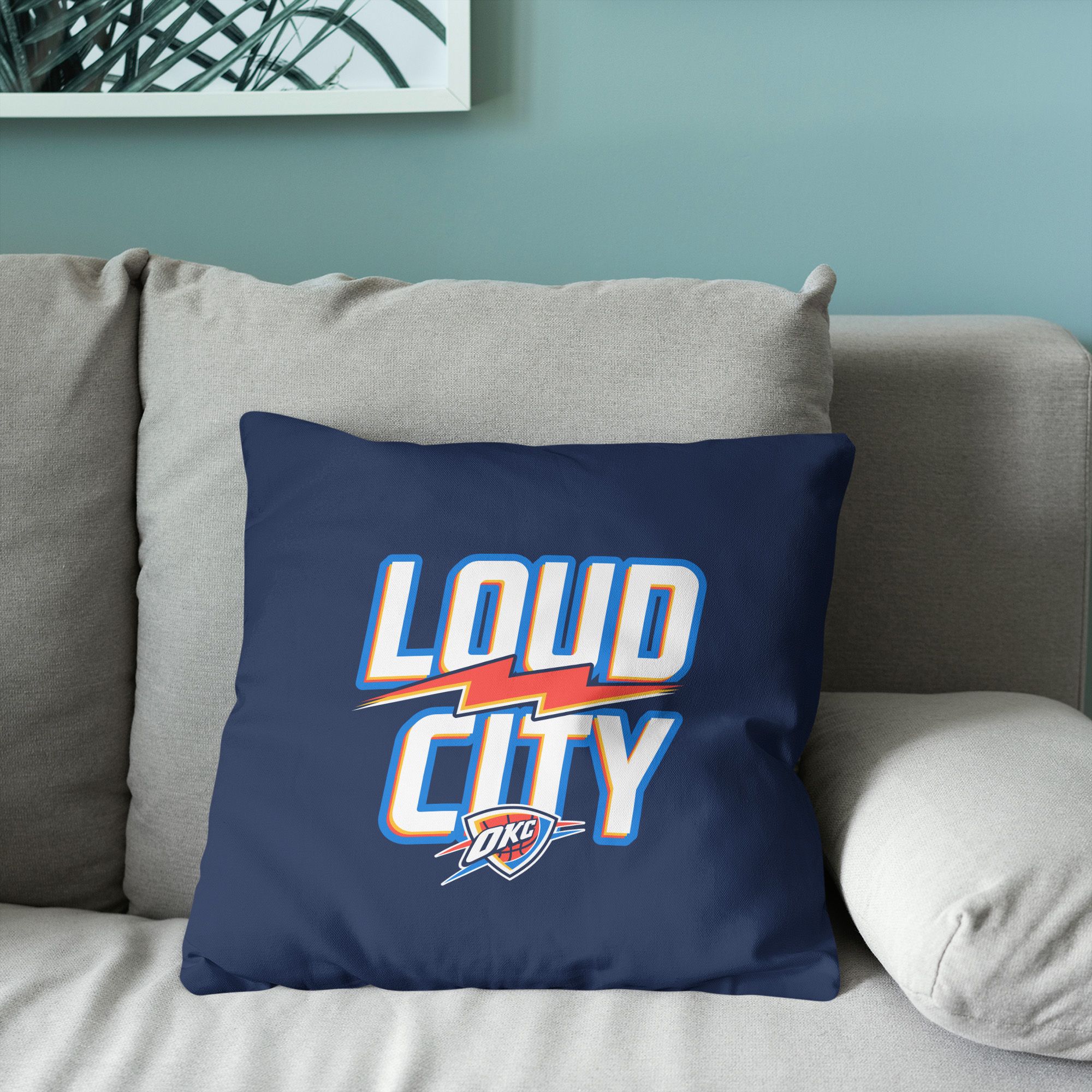TheNorthwest 2025 NBA Champions Oklahoma City Thunder Throw Pillow product image