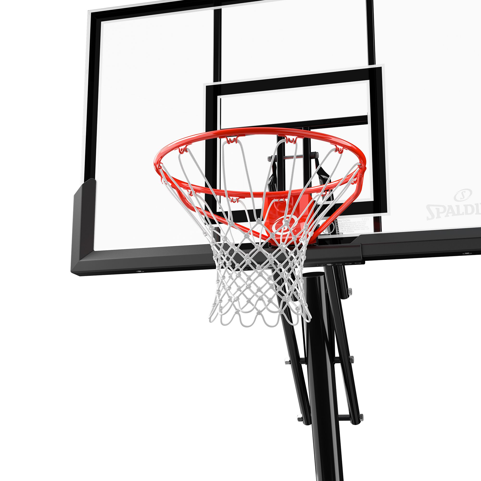 Spalding 50" Performance Acrylic Exactaheight Portable Basketball Hoop product image