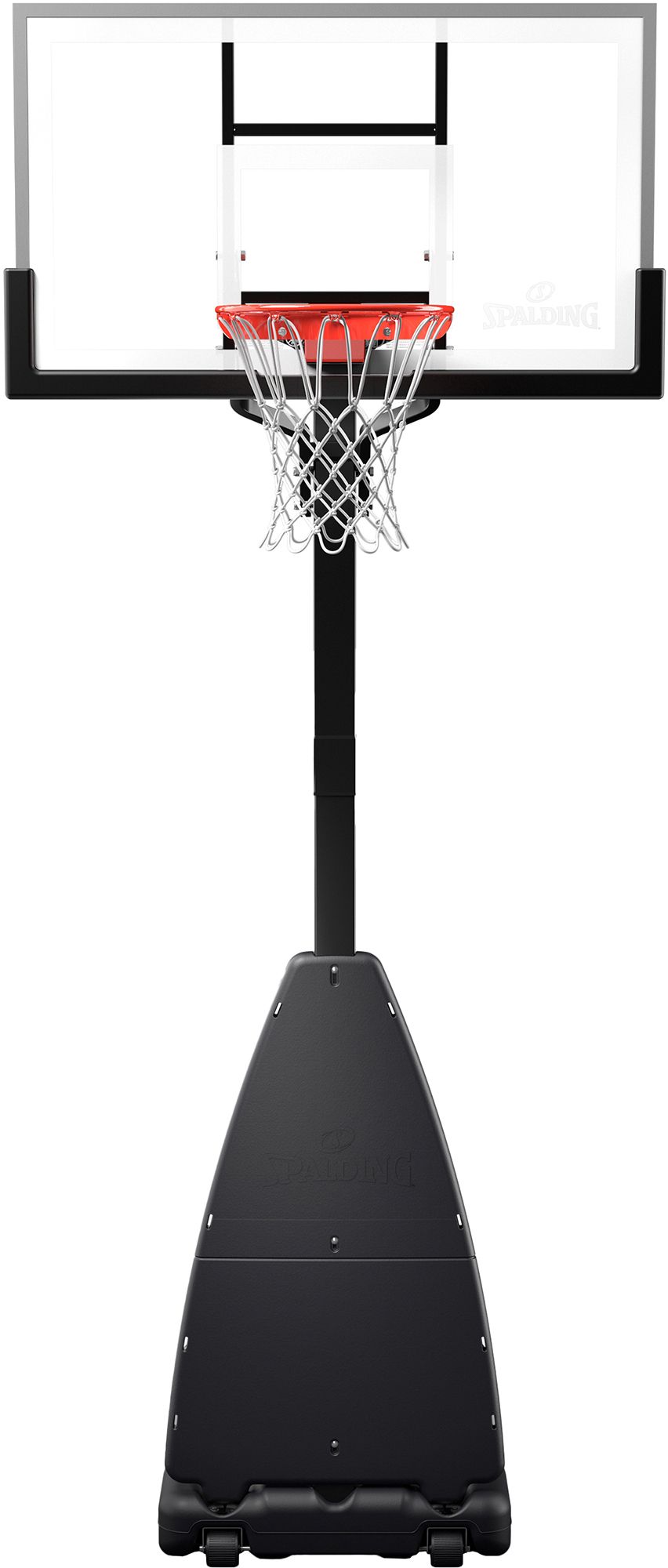 Spalding 54" Tempered Glass Screw Jack Portable Basketball Hoop product image