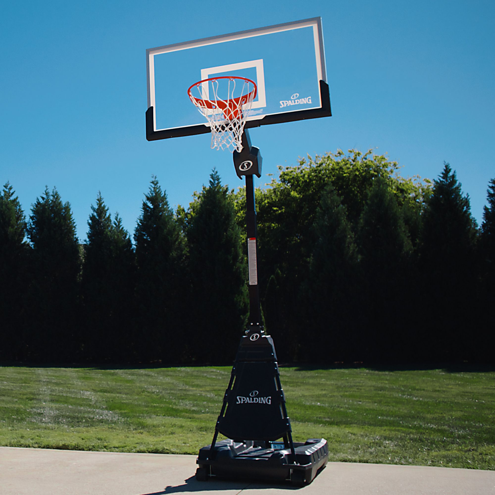 Spalding 54” Momentous EZ Assembly Arena View Portable Basketball Hoop product image