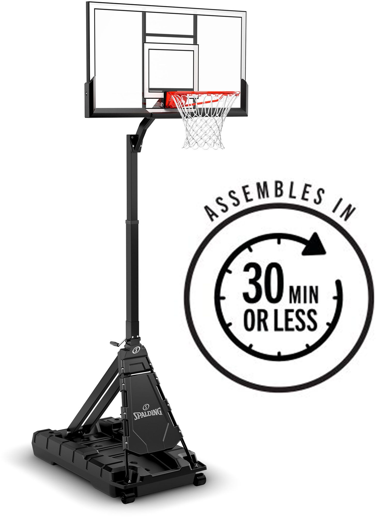 Spalding 54" Momentous EZ Assembly H-Frame Portable Basketball Hoop product image