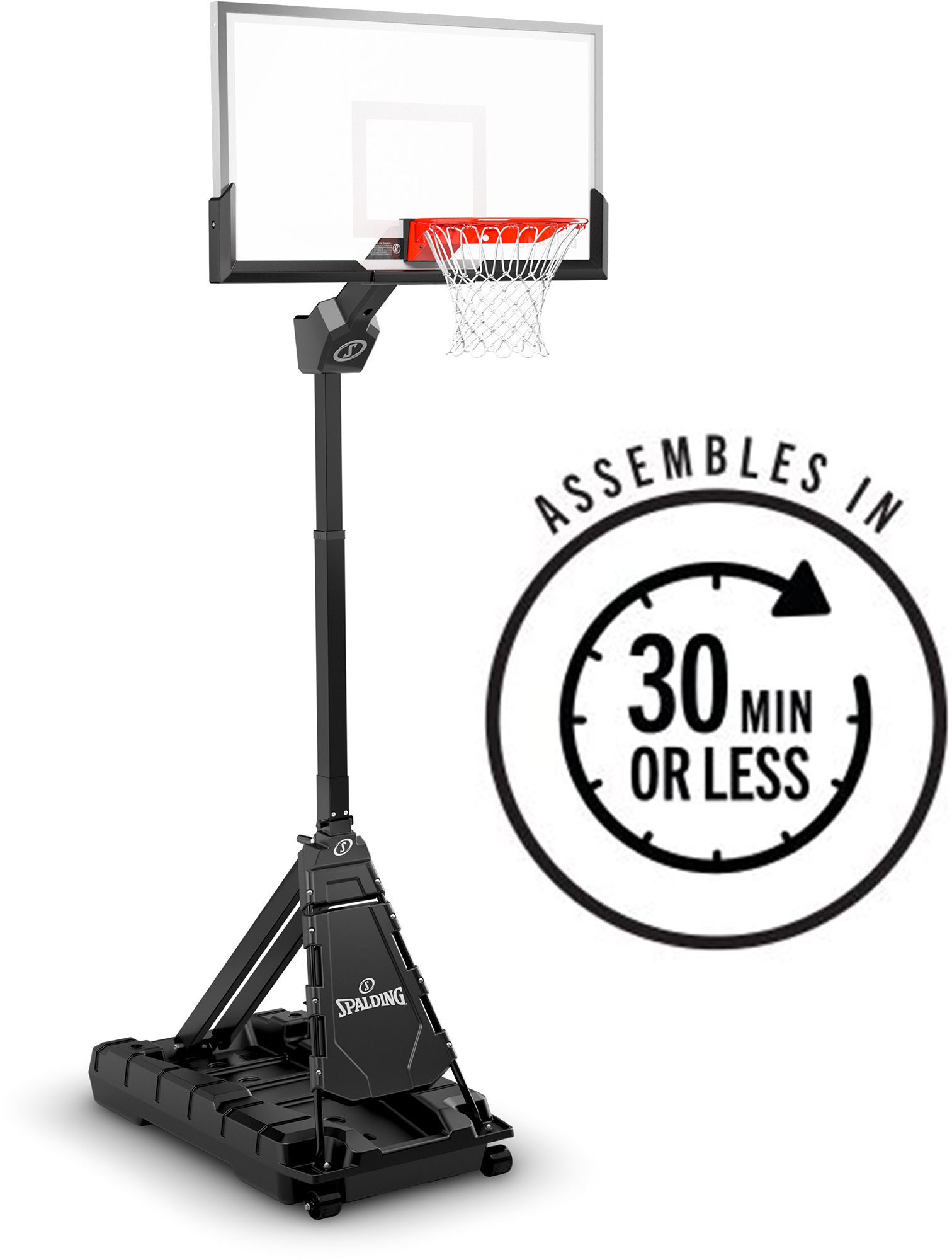 Spalding 60" Momentous EZ Assembly H-Frame Portable Basketball Hoop product image
