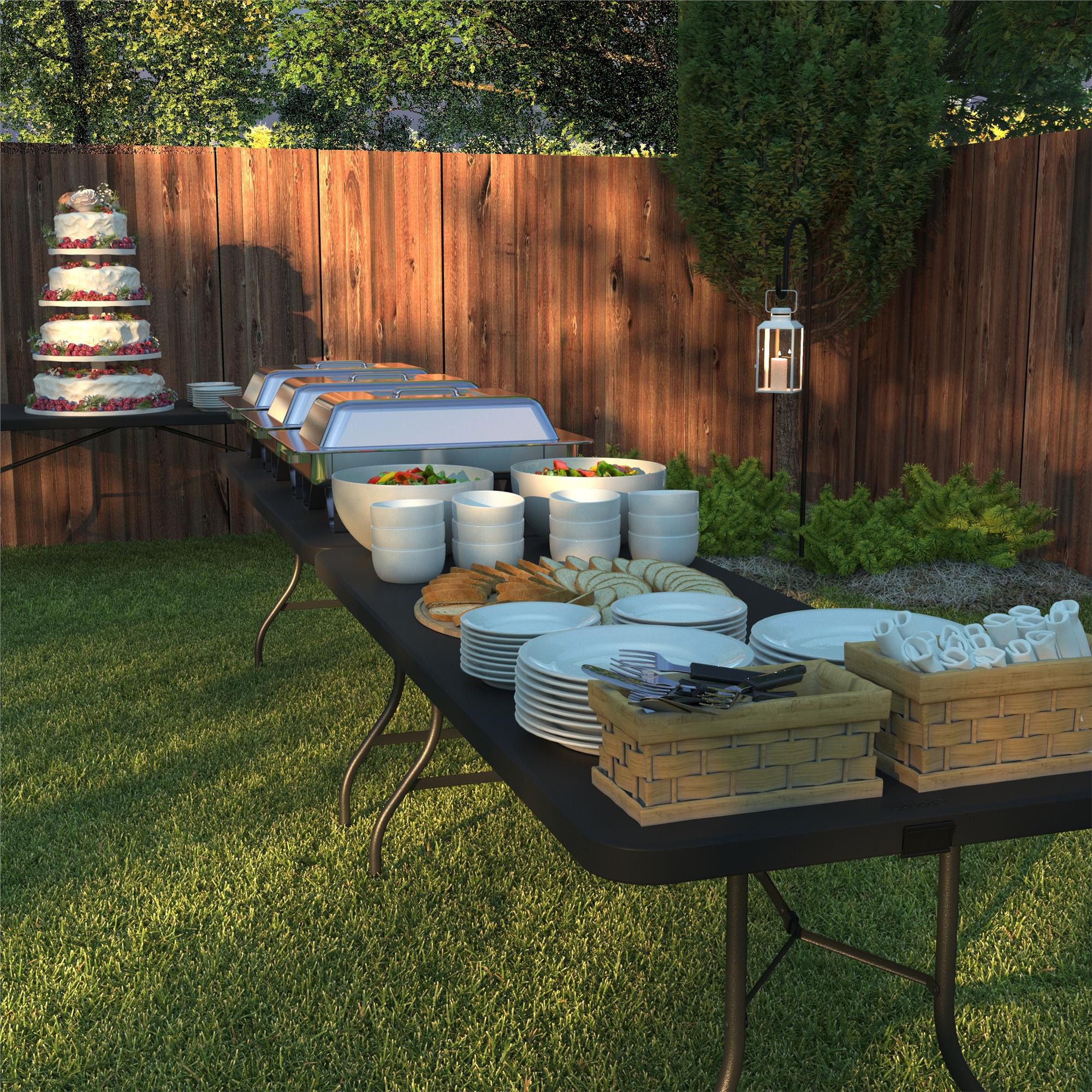 COSCO 6' Fold-in-Half Banquet Table with Handle product image