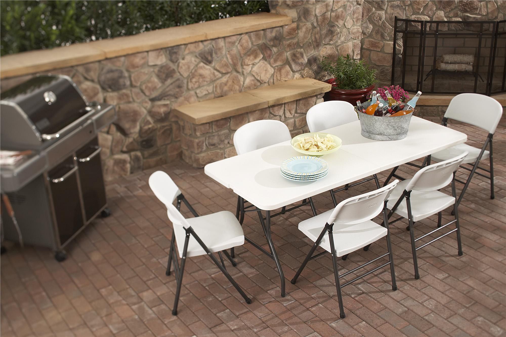 COSCO 6' Fold-in-Half Banquet Table with Handle product image
