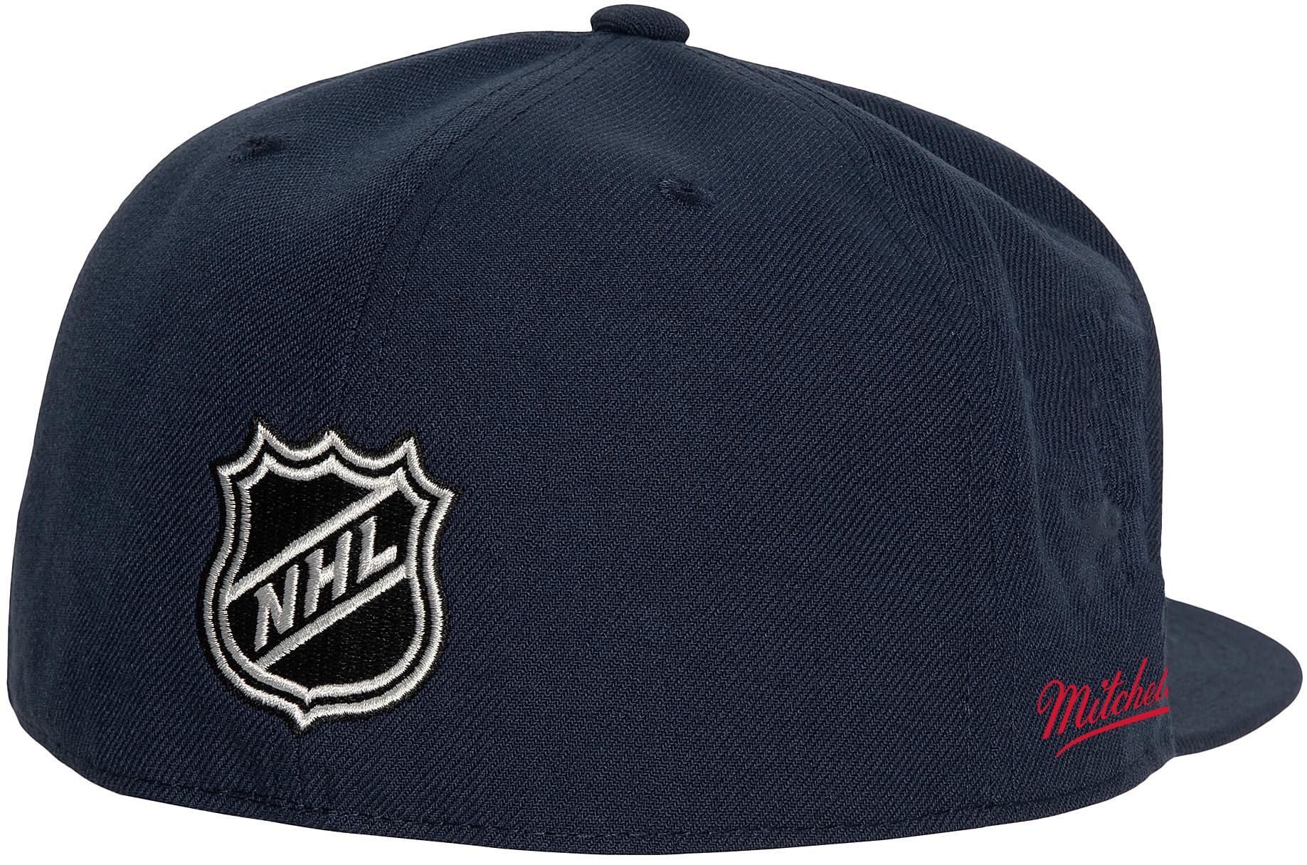 Mitchell & Ness Adult Washington Capitals Patch Navy Fitted Hat