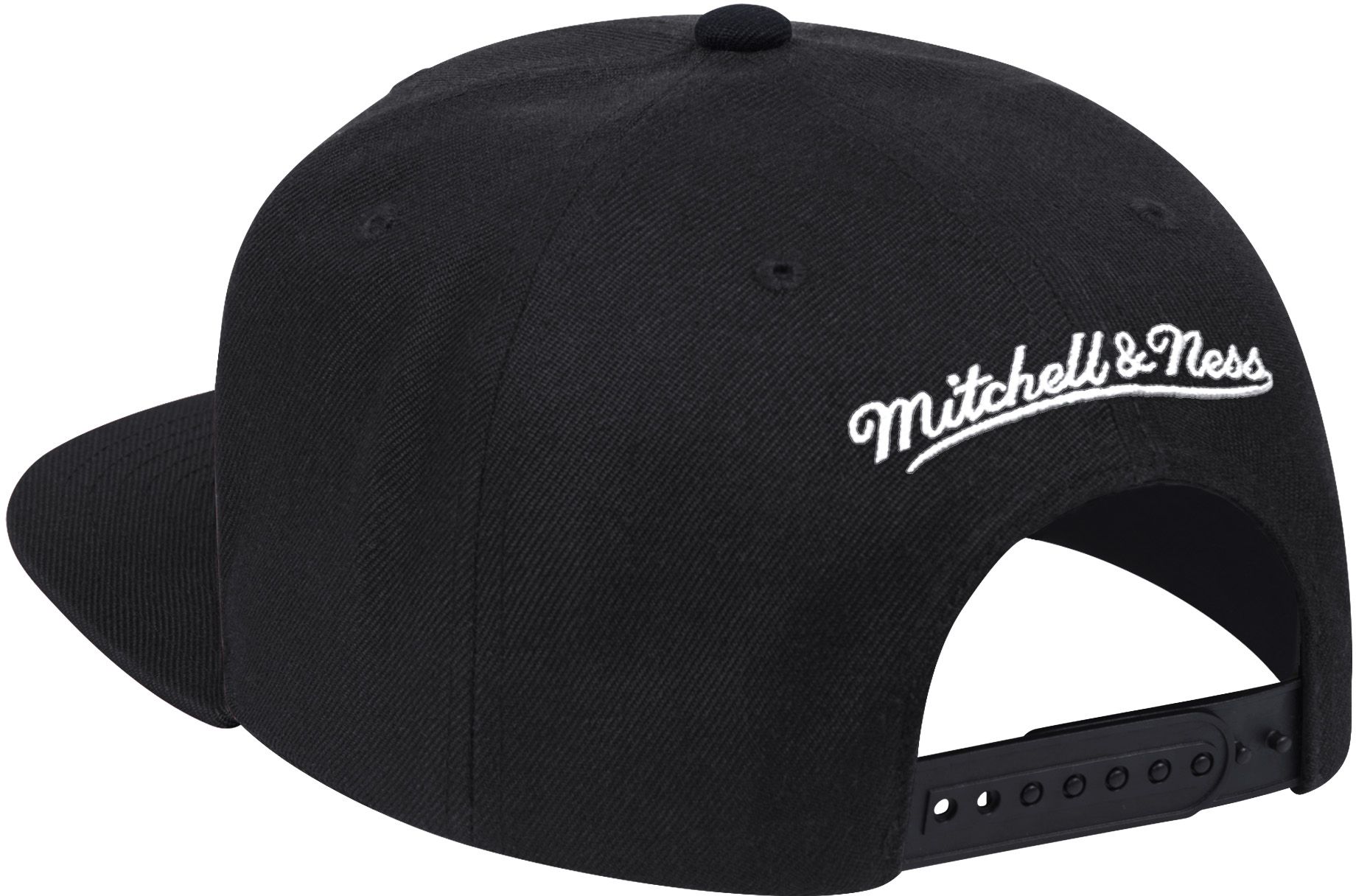 Mitchell & Ness Men's Brooklyn Nets Black Snapback Hat product image