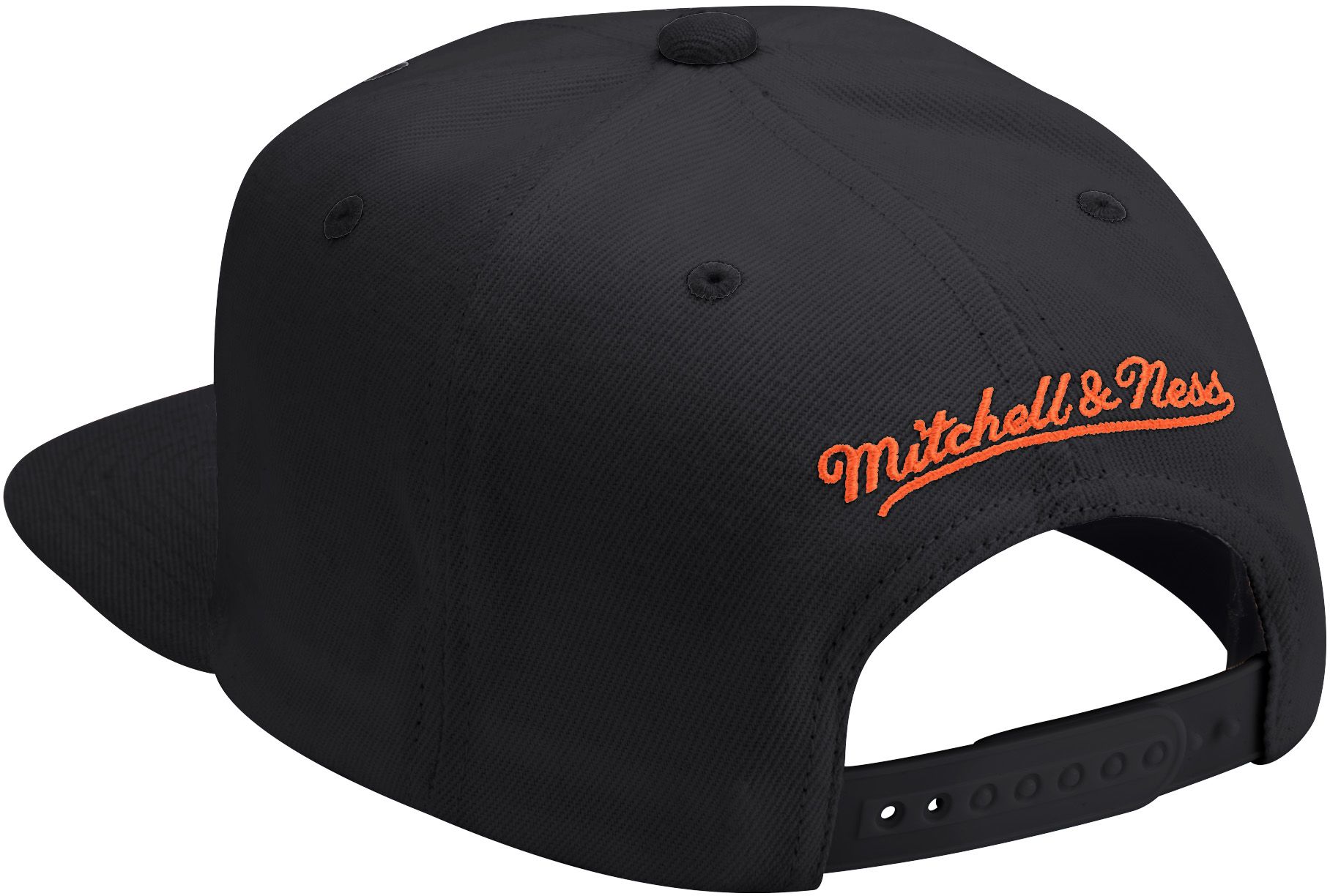 Mitchell & Ness Men's New York Knicks Black Hardwood Classics Snapback Hat product image