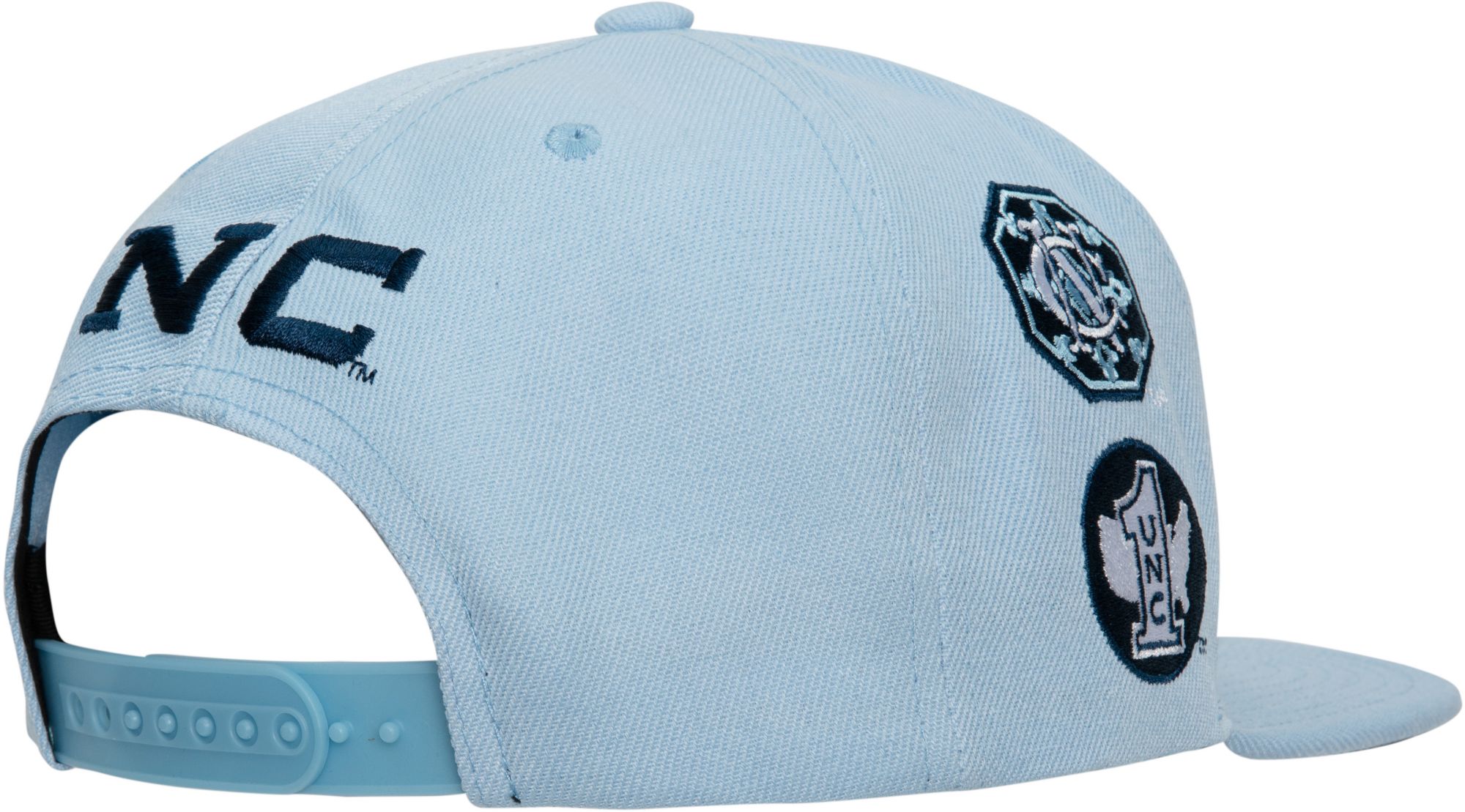 Mitchell & Ness Men's North Carolina Tar Heels Carolina Blue Champ City Adjustable Snapback Hat product image