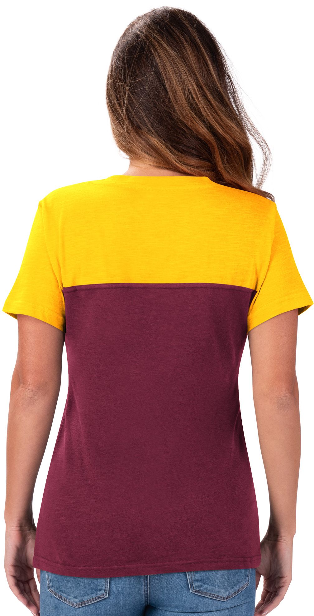 G-III For Her Women's Arizona State Sun Devils Maroon Rundown T-Shirt product image