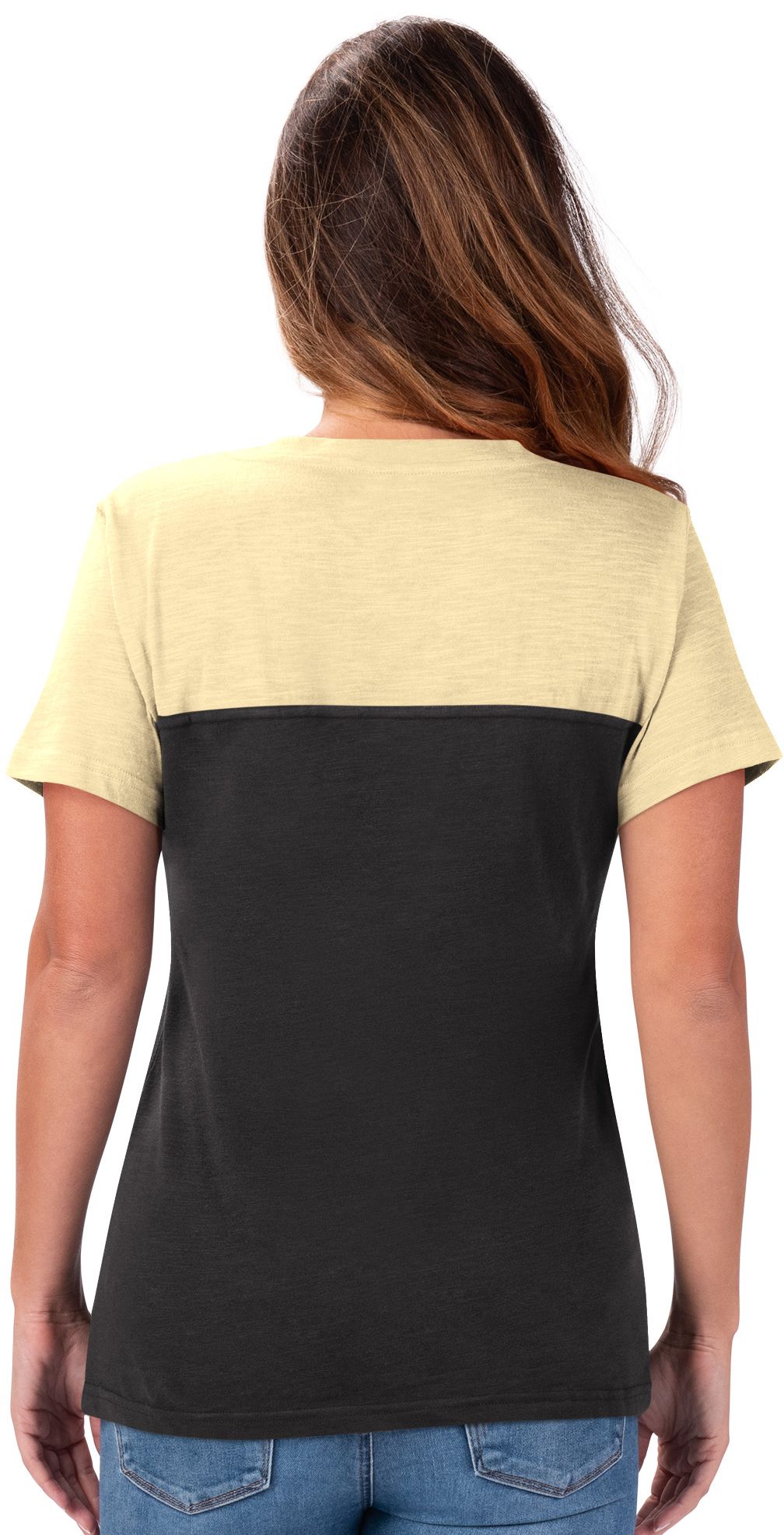 G-III For Her Women's Purdue Boilermakers Rundown Black T-Shirt product image