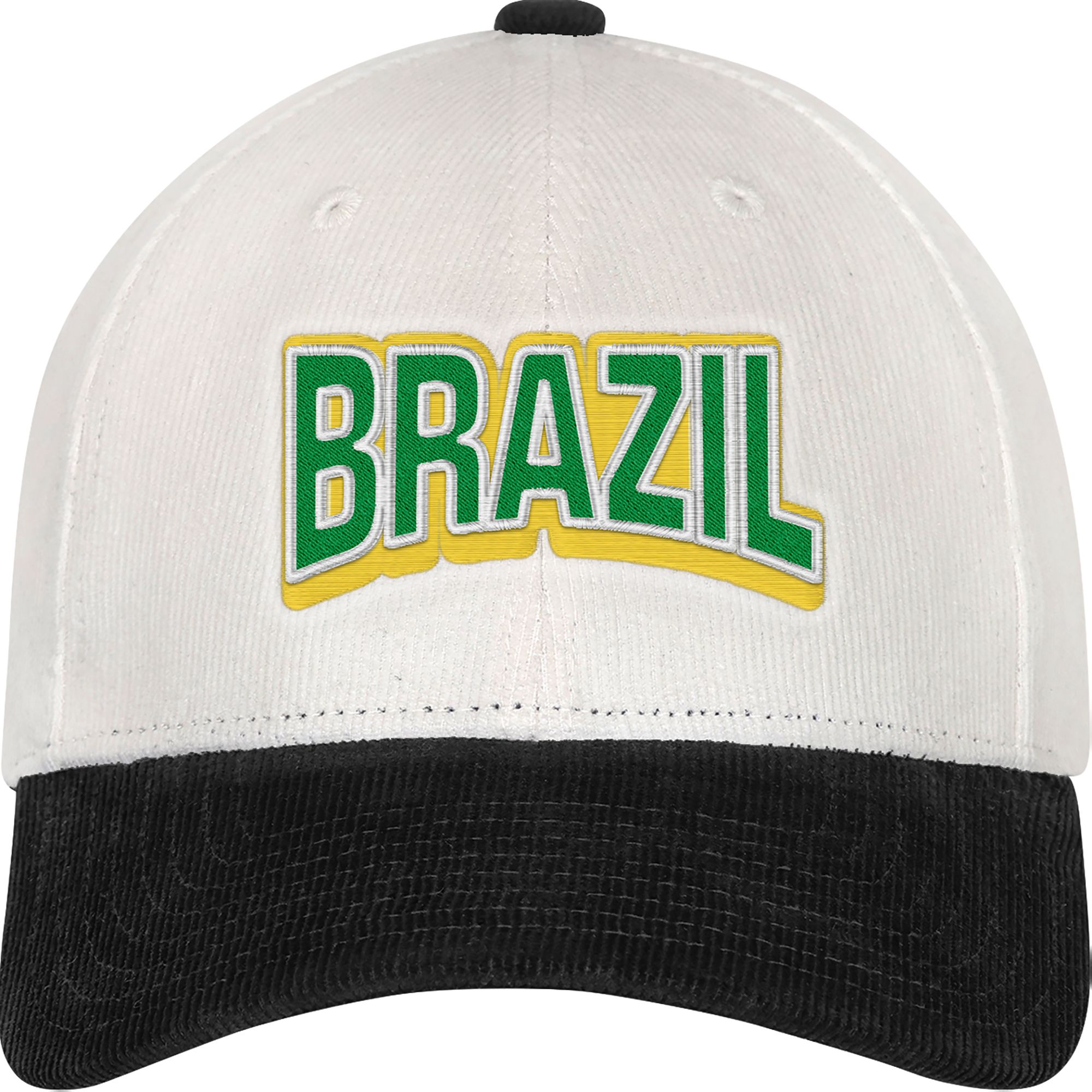 Outerstuff Adult Brazil 2026 Off White Structured Adjustable Hat product image