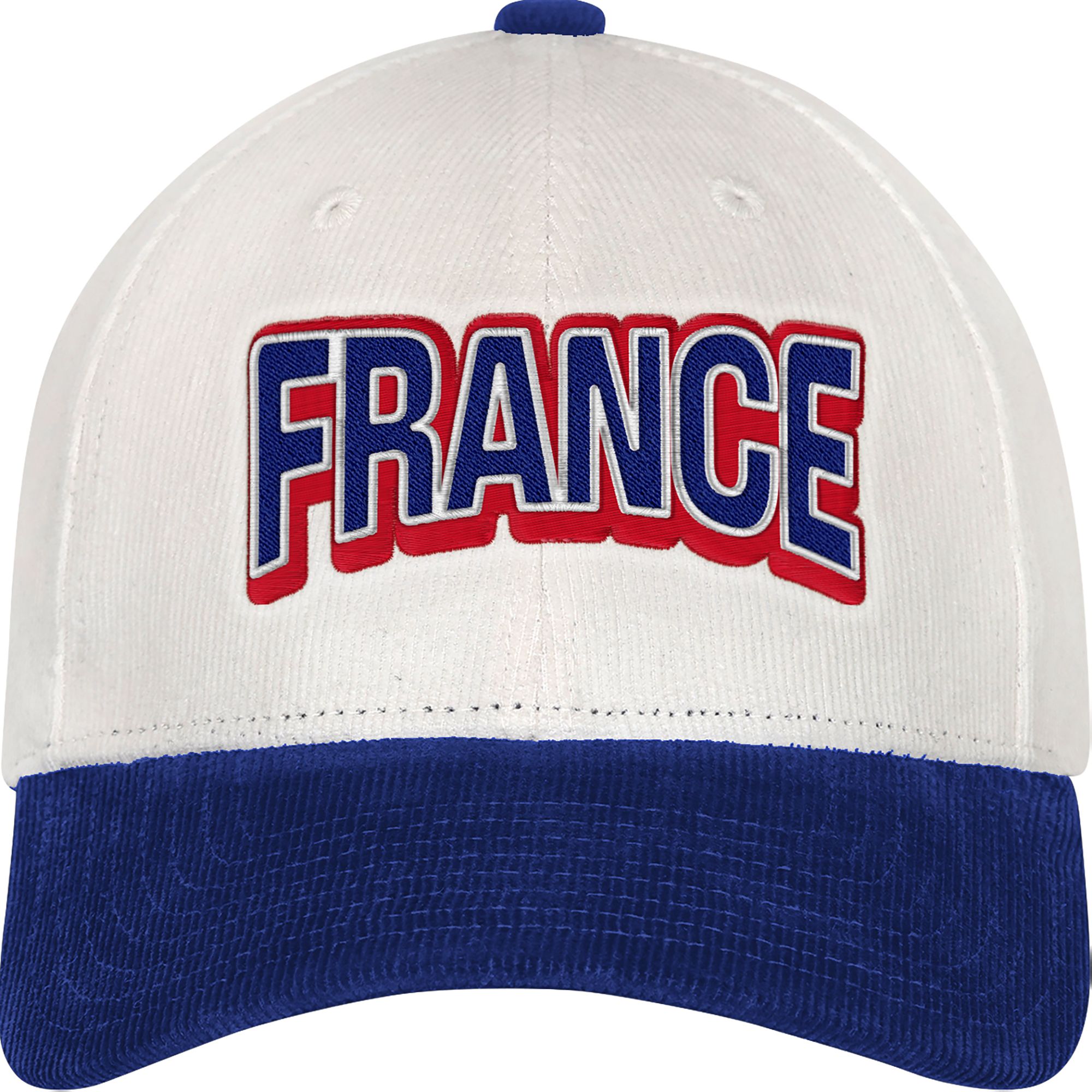 Outerstuff Adult France 2026 Off White Structured Adjustable Hat product image