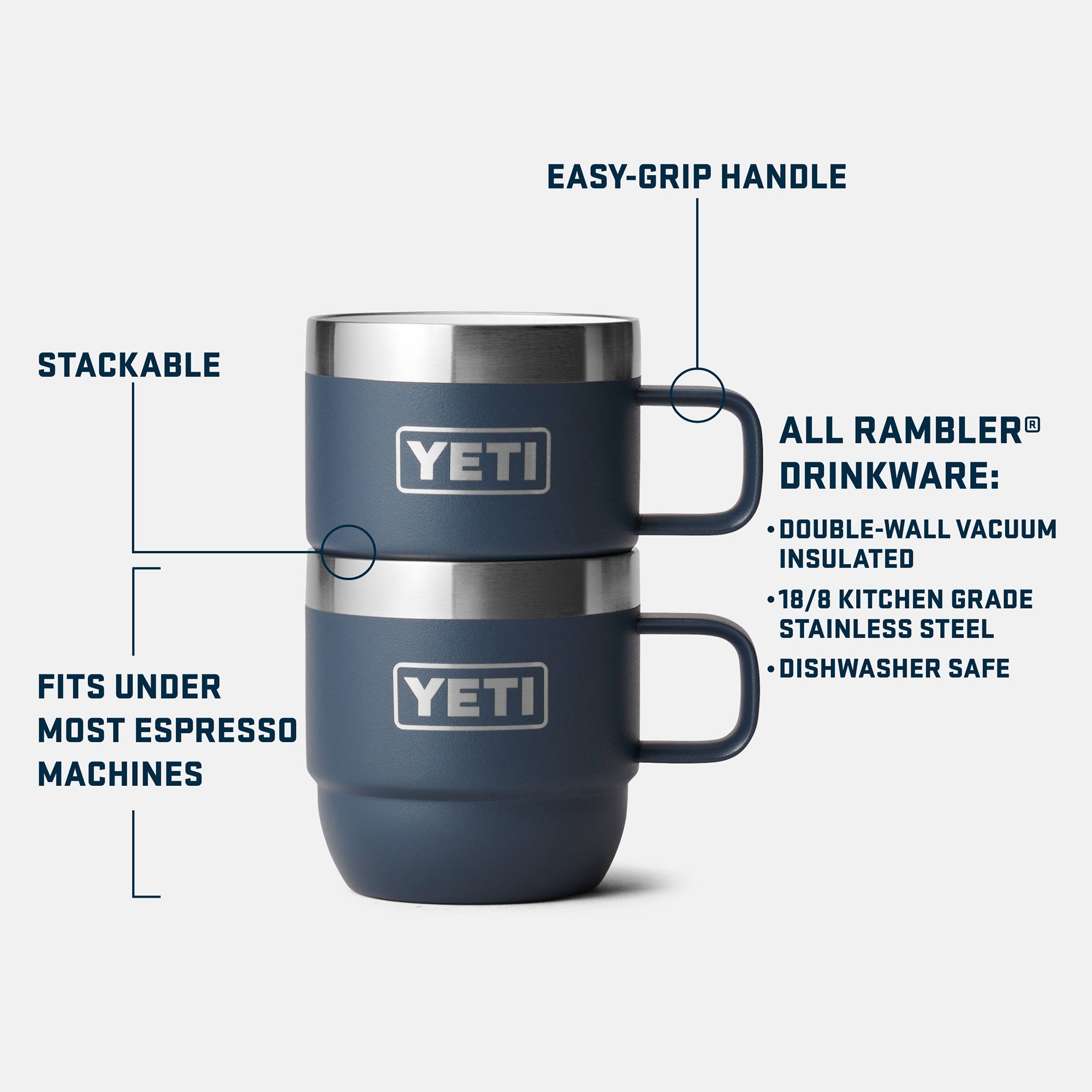 YETI 6 oz. Rambler Stackable Espresso Cups product image