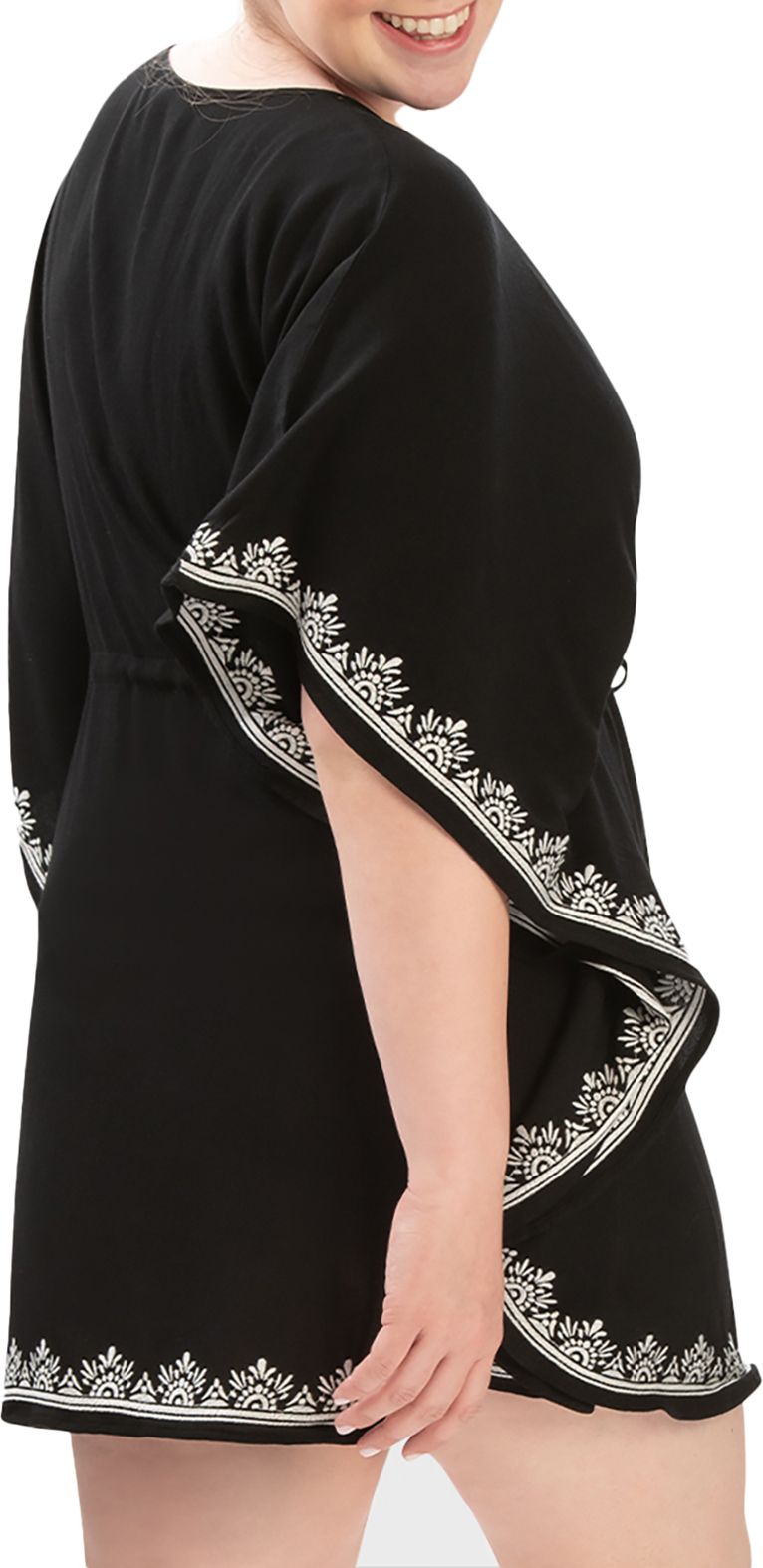 Dolfin Women's Solid V-Neck Kaftan Swim Cover-Up product image