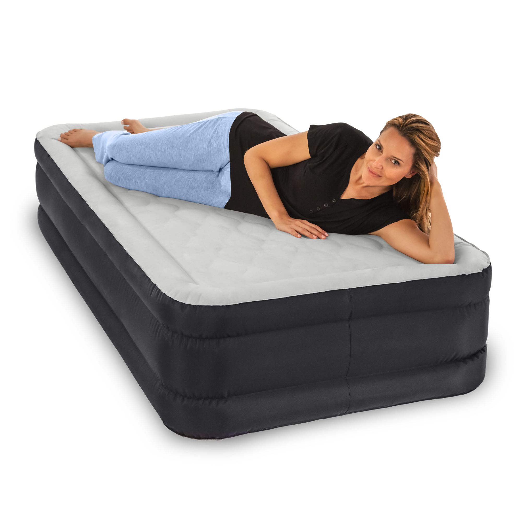 Air Comfort Deep Sleep Twin Raised Air Mattress with Built-In Pump product image