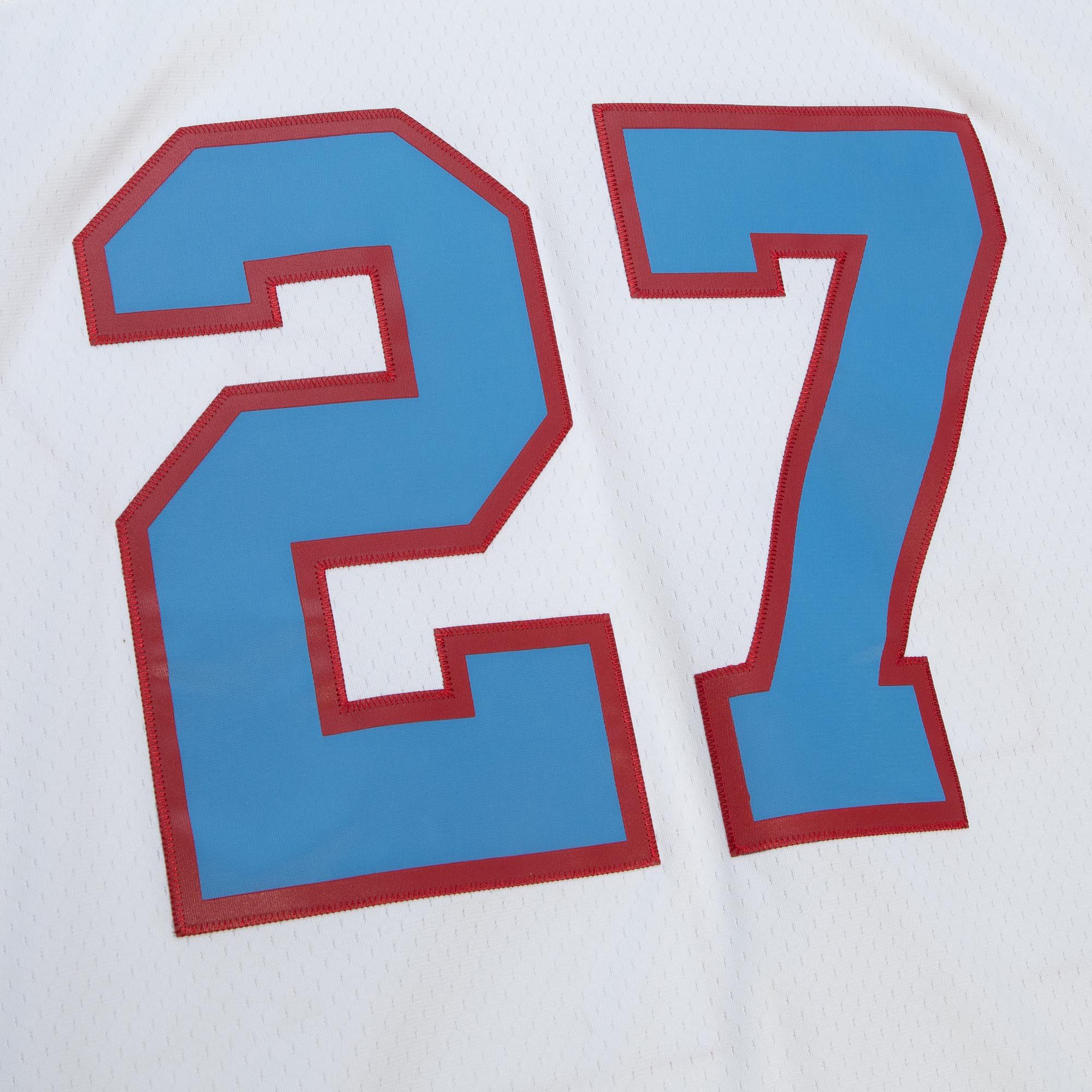 Mitchell & Ness Men's Houston Oilers Eddie George #27 White Throwback Jersey