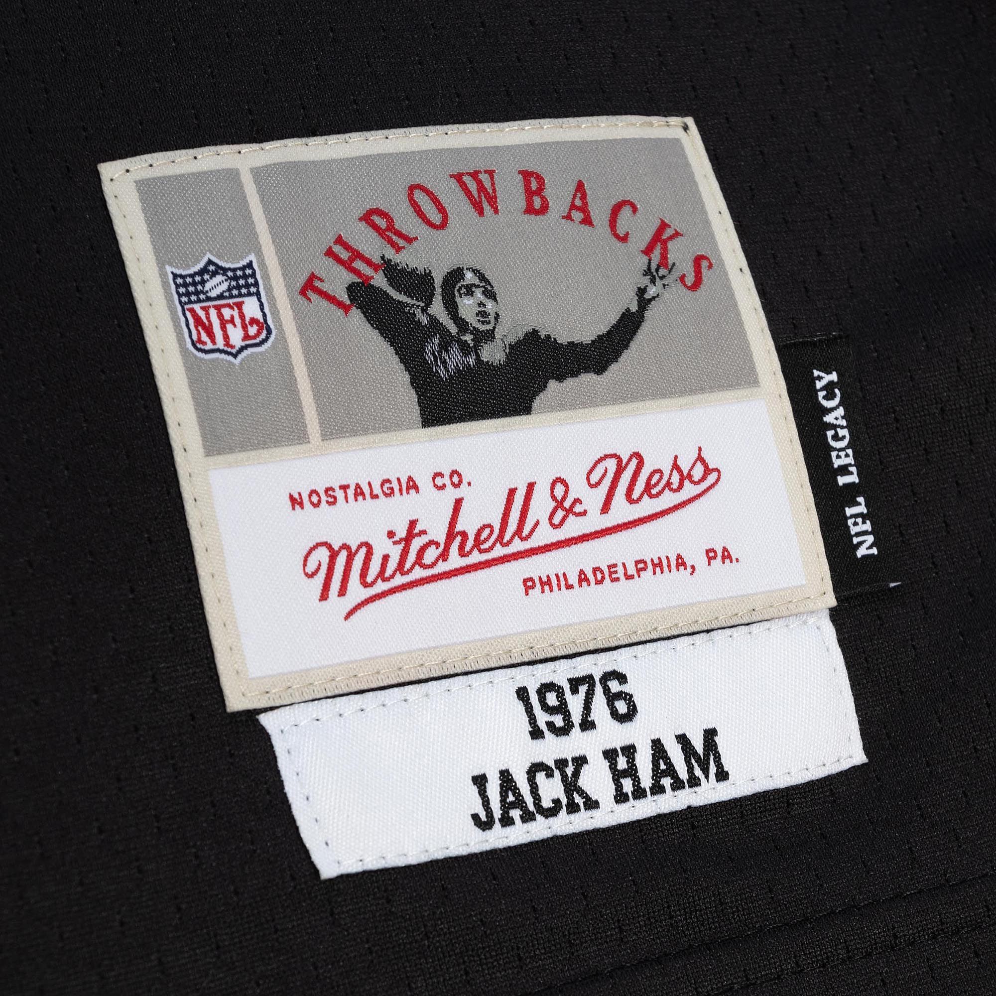 Mitchell & Ness Men's Pittsburgh Steelers Jack Ham #59 1976 Black Throwback Jersey product image