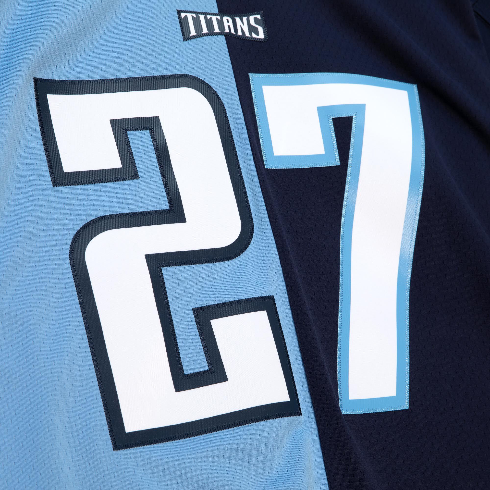 Mitchell & Ness Men's Tennessee Titans Eddie George #27 1999 Split Throwback Jersey product image