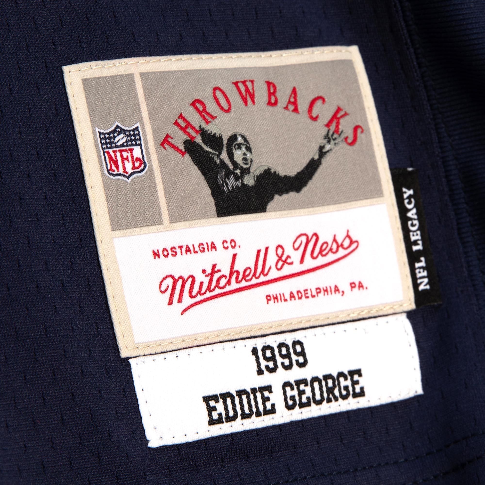 Mitchell & Ness Men's Tennessee Titans Eddie George #27 1999 Split Throwback Jersey product image