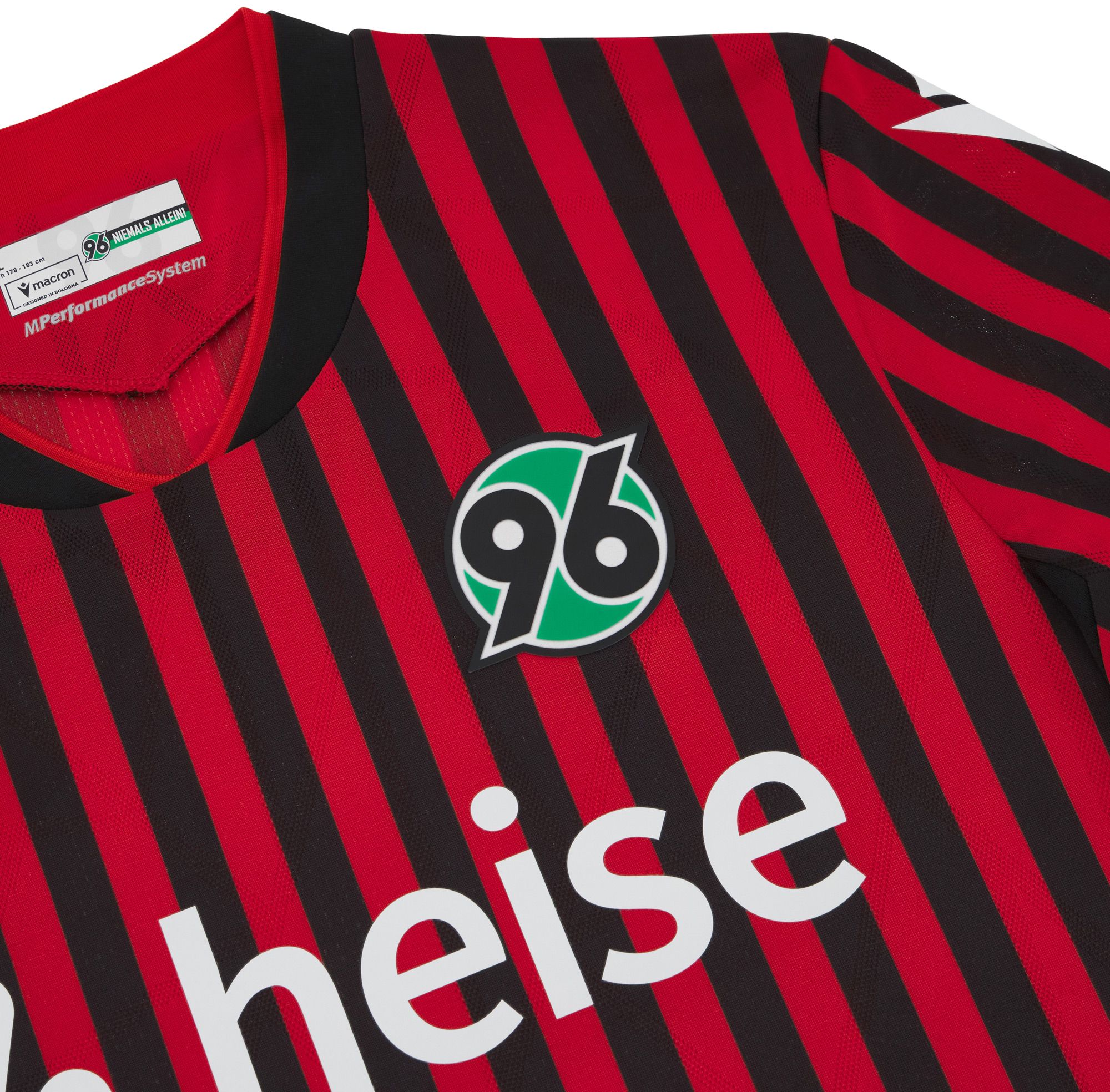 Macron Adult Hannover 2025 Red Authentic Home Jersey product image