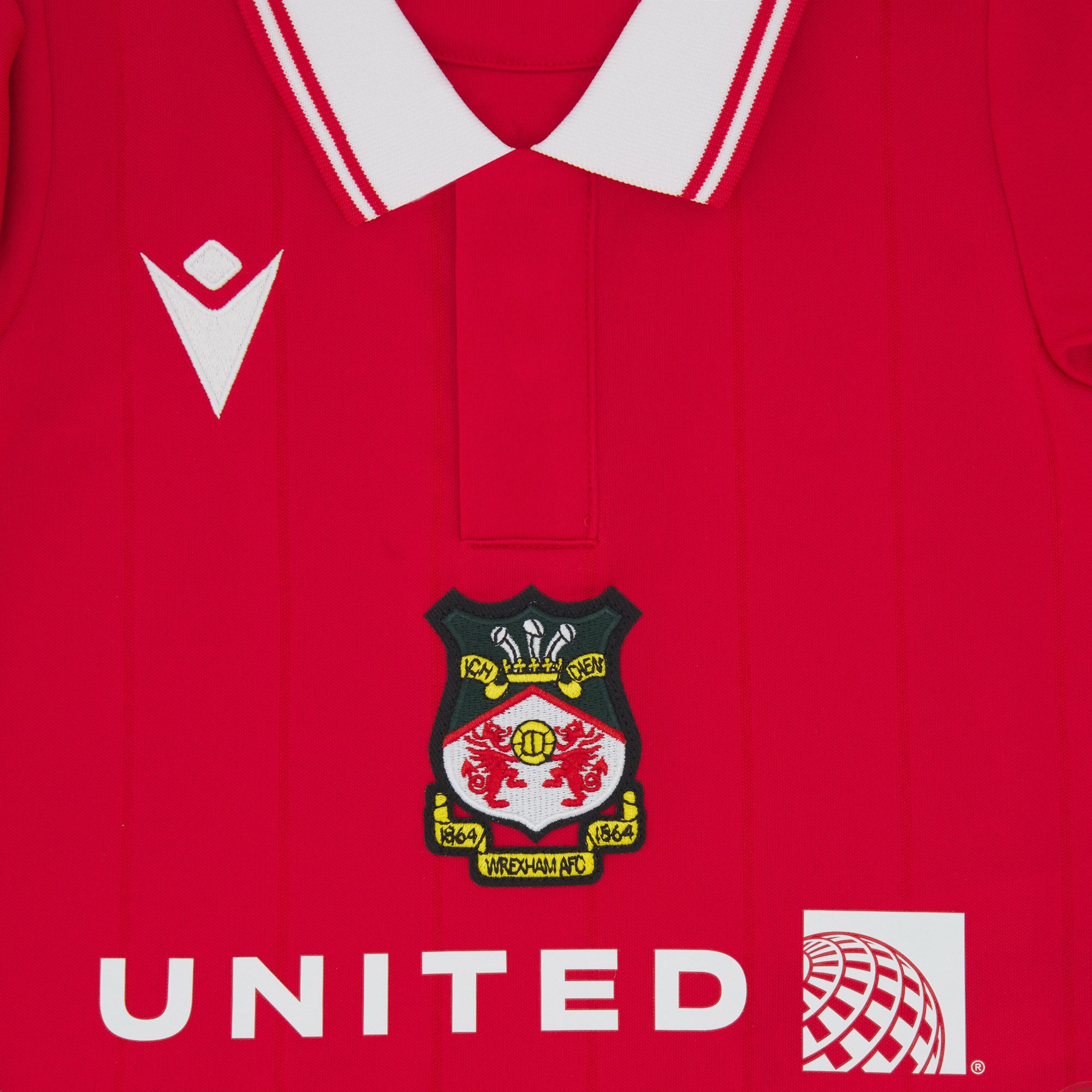 Macron Infant Wrexham 2025 Red Away Authentic Jersey product image