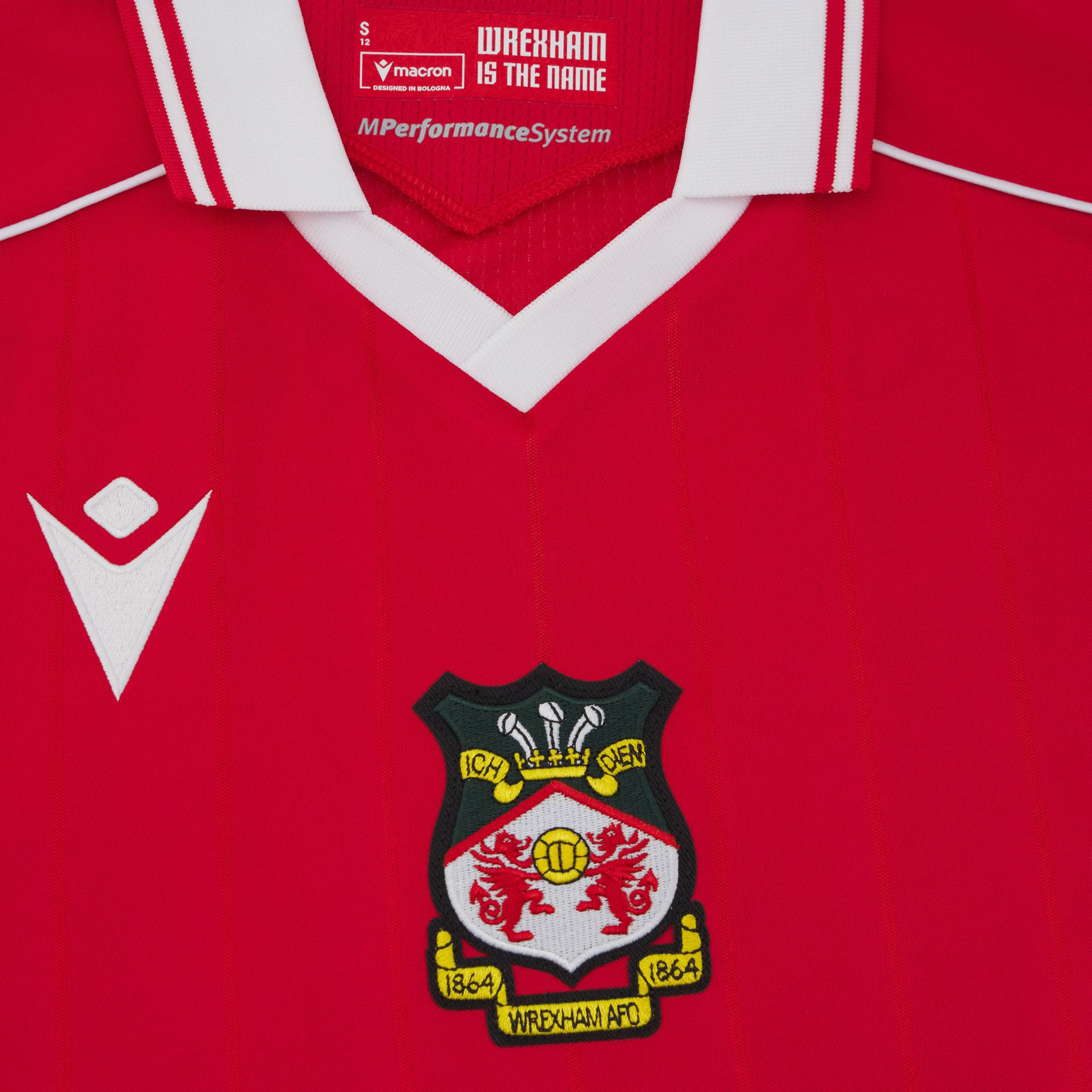 Macron Women's Wrexham 2025 Red Authentic Home Jersey product image