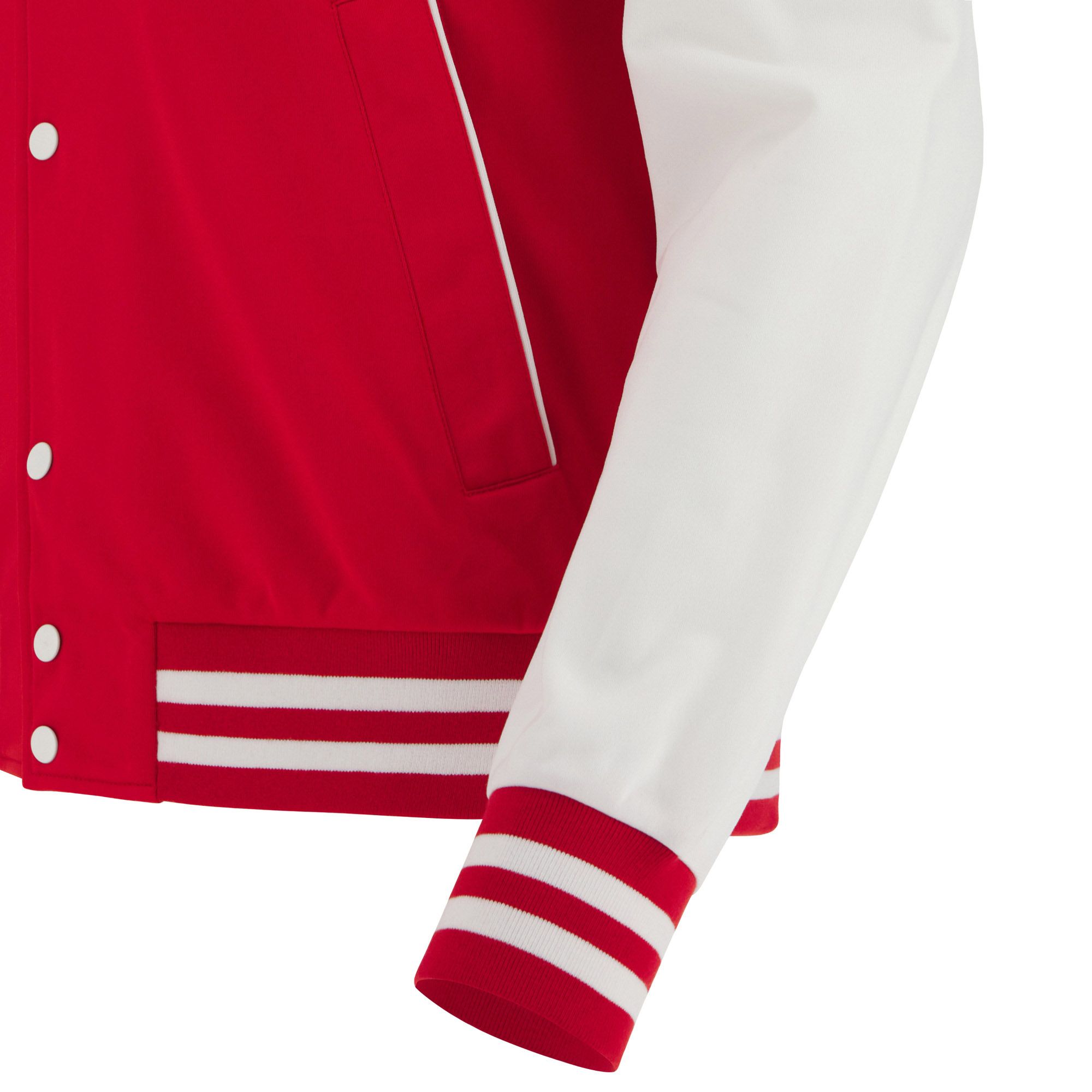 Macron Adult Wrexham 2025 Red Varsity Jacket product image