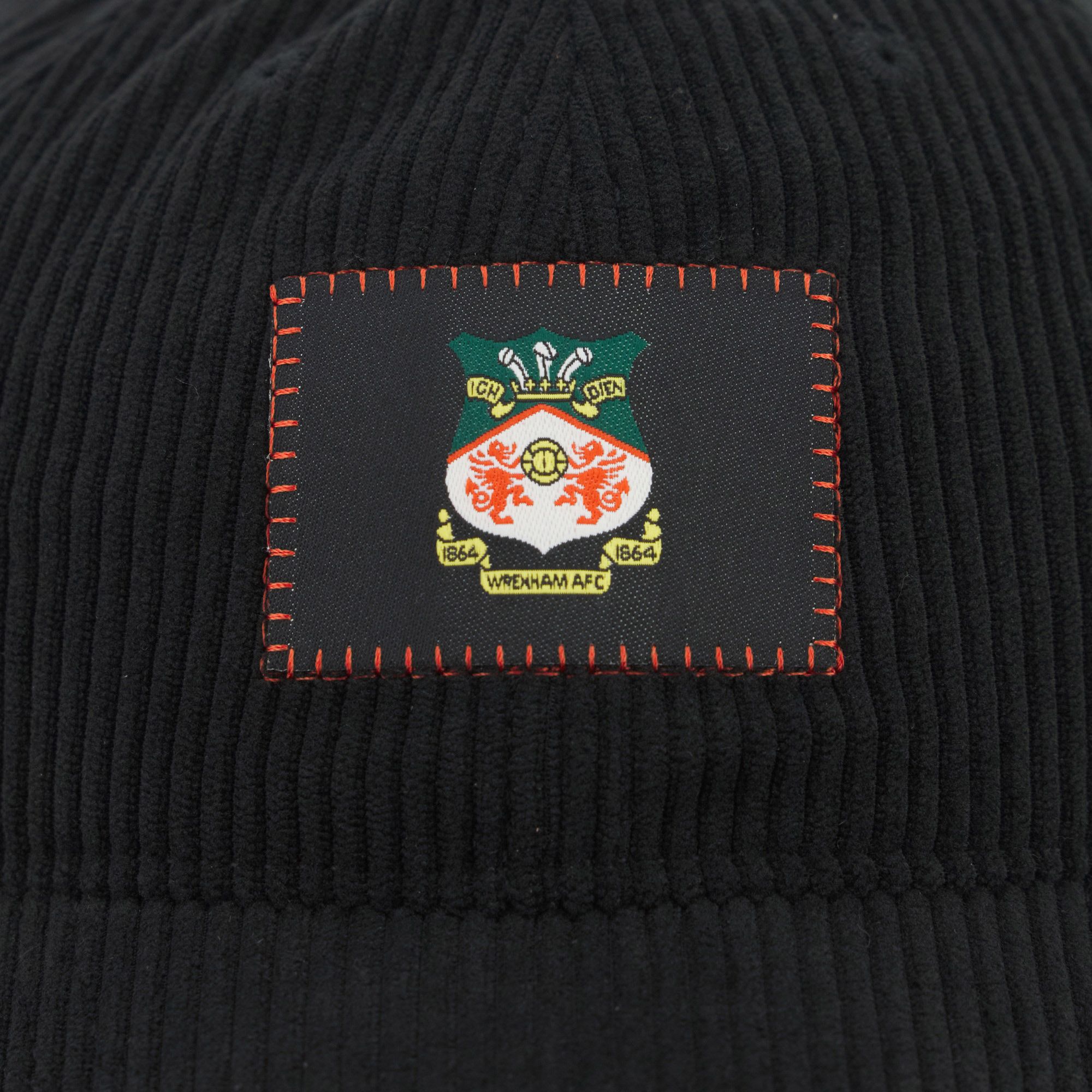 Macron Adult Wrexham Black Corduroy Adjustable Hat product image