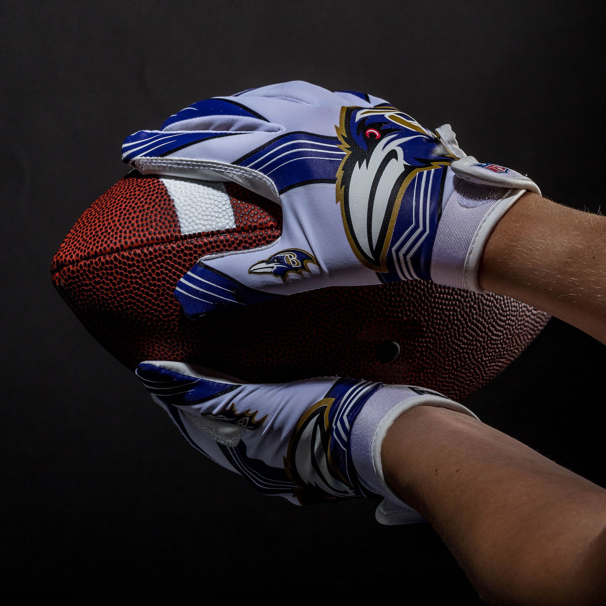 Franklin Youth Baltimore Ravens Receiver Gloves product image