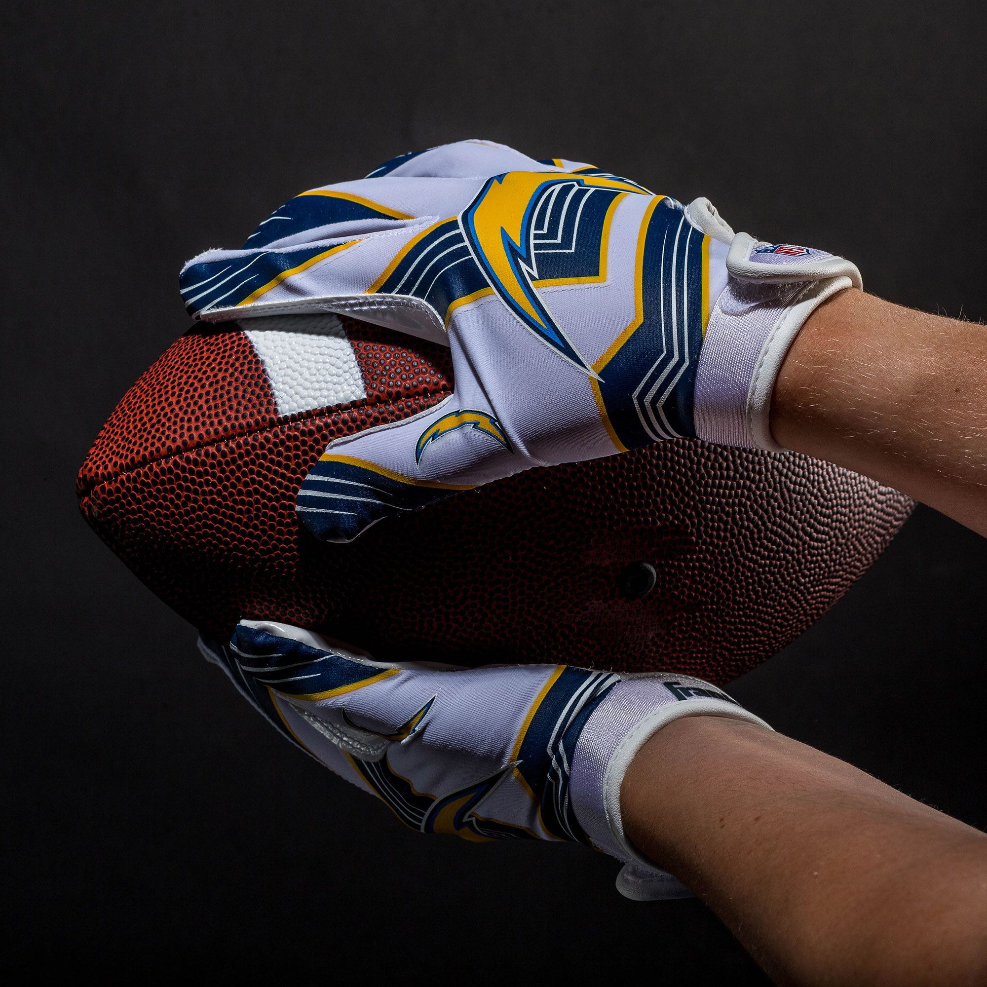 Franklin Youth Los Angeles Chargers Receiver Gloves product image