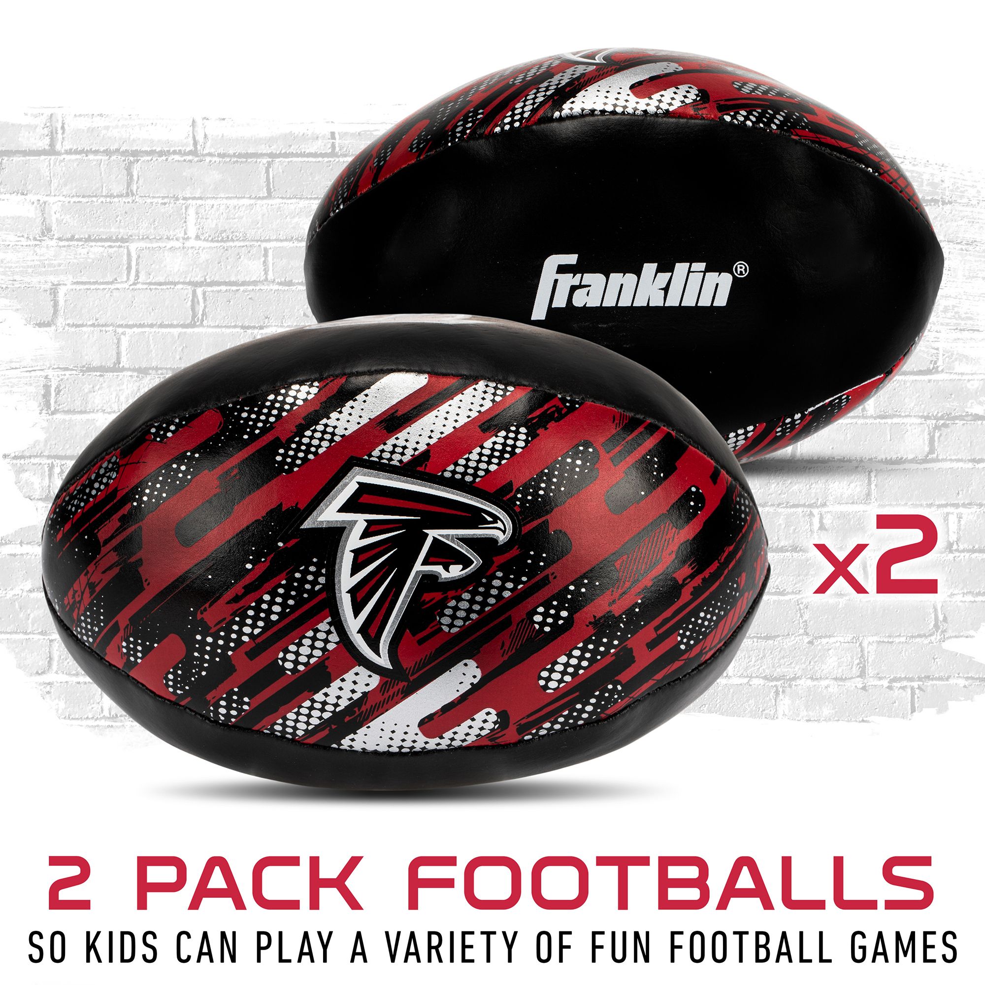 Franklin Atlanta Falcons 4'' 2-Pack Softee product image