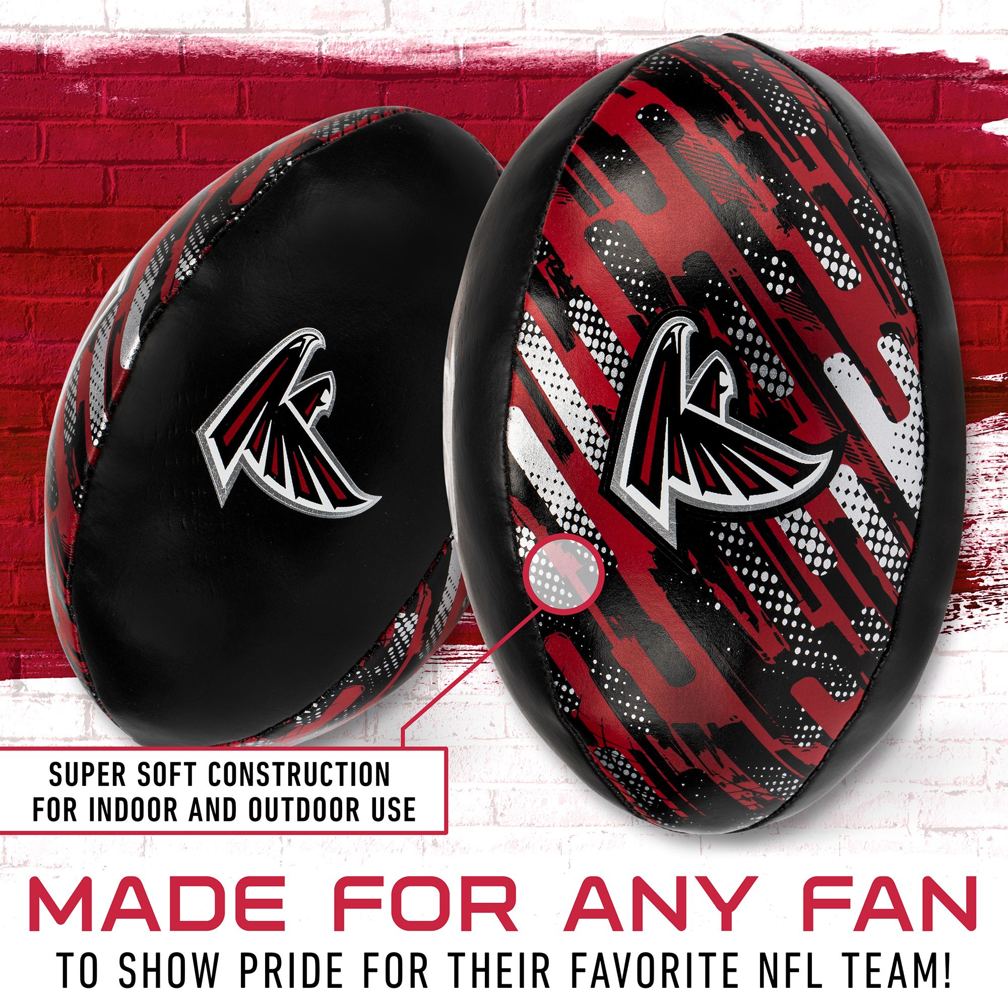 Franklin Atlanta Falcons 4'' 2-Pack Softee product image