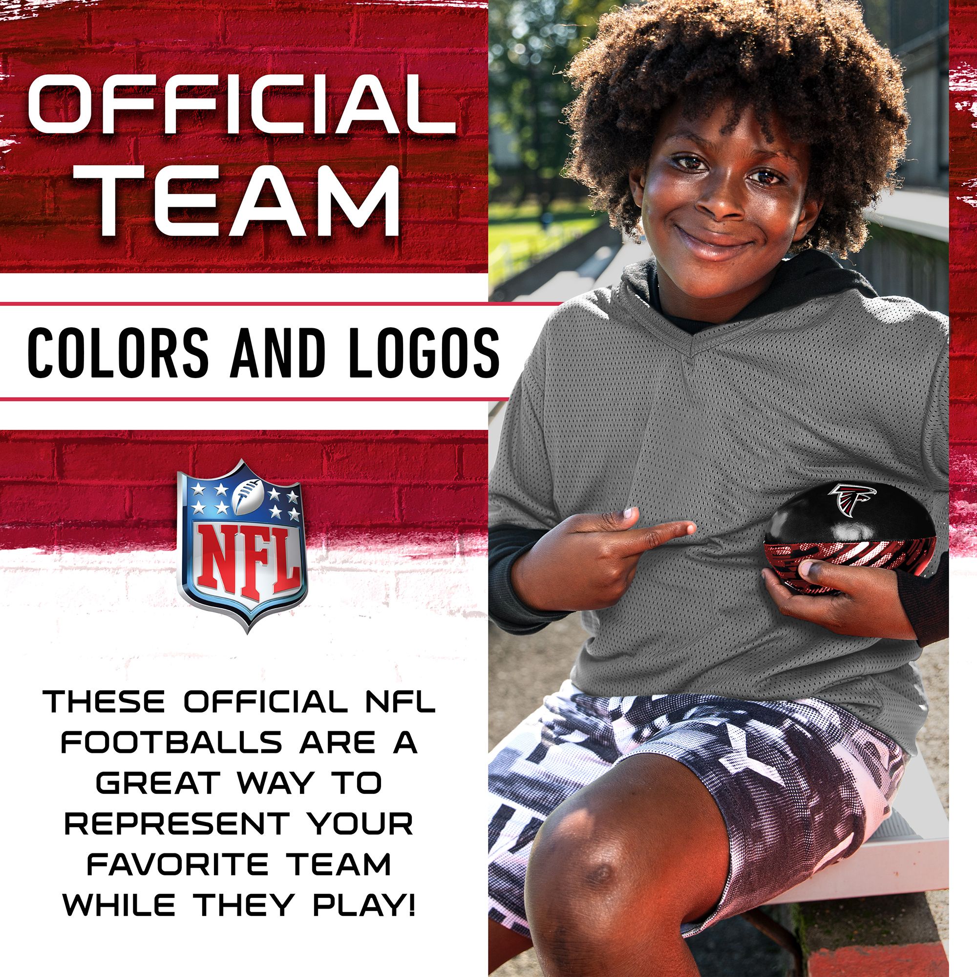 Franklin Atlanta Falcons 4'' 2-Pack Softee product image