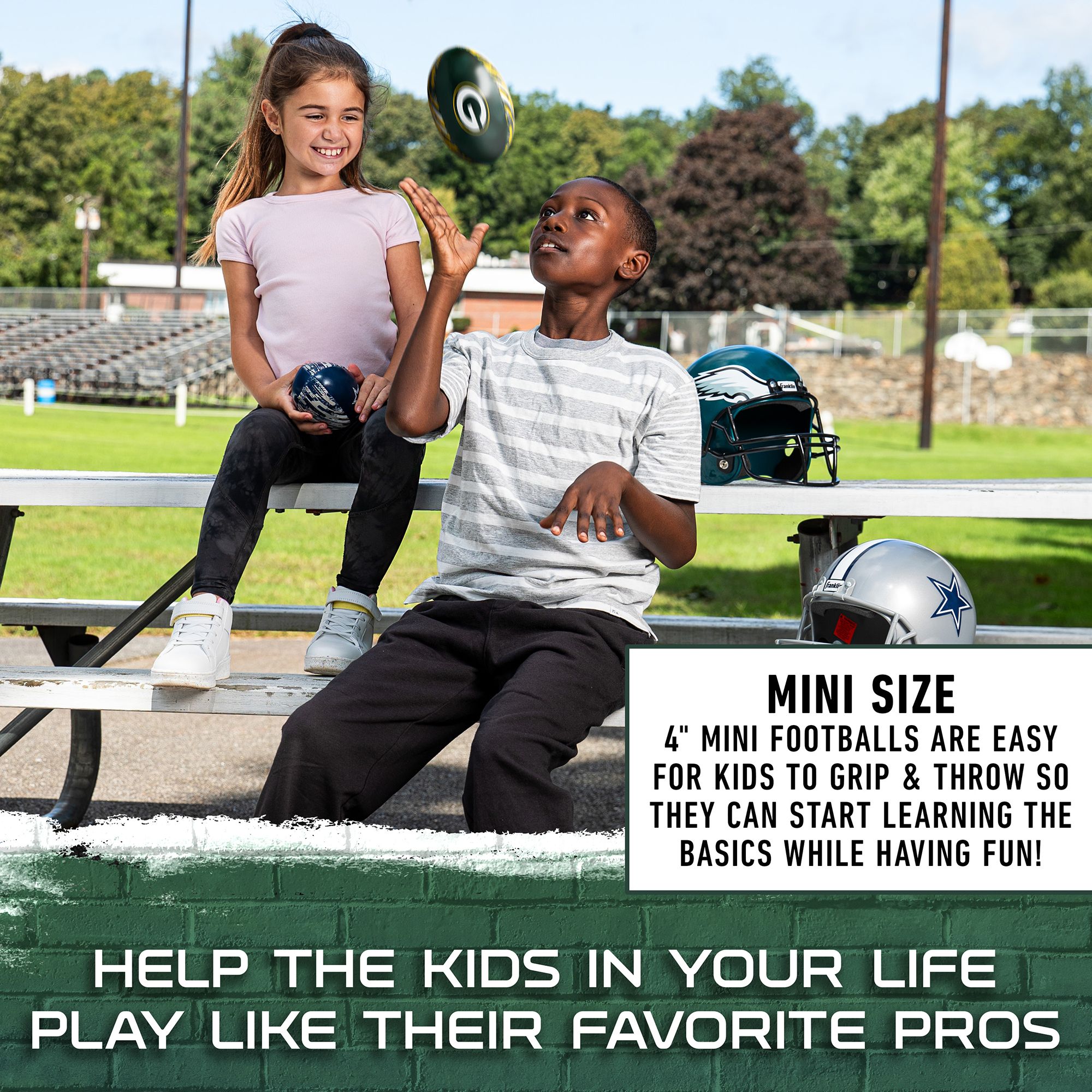 Franklin Green Bay Packers 4'' 2-Pack Softee product image