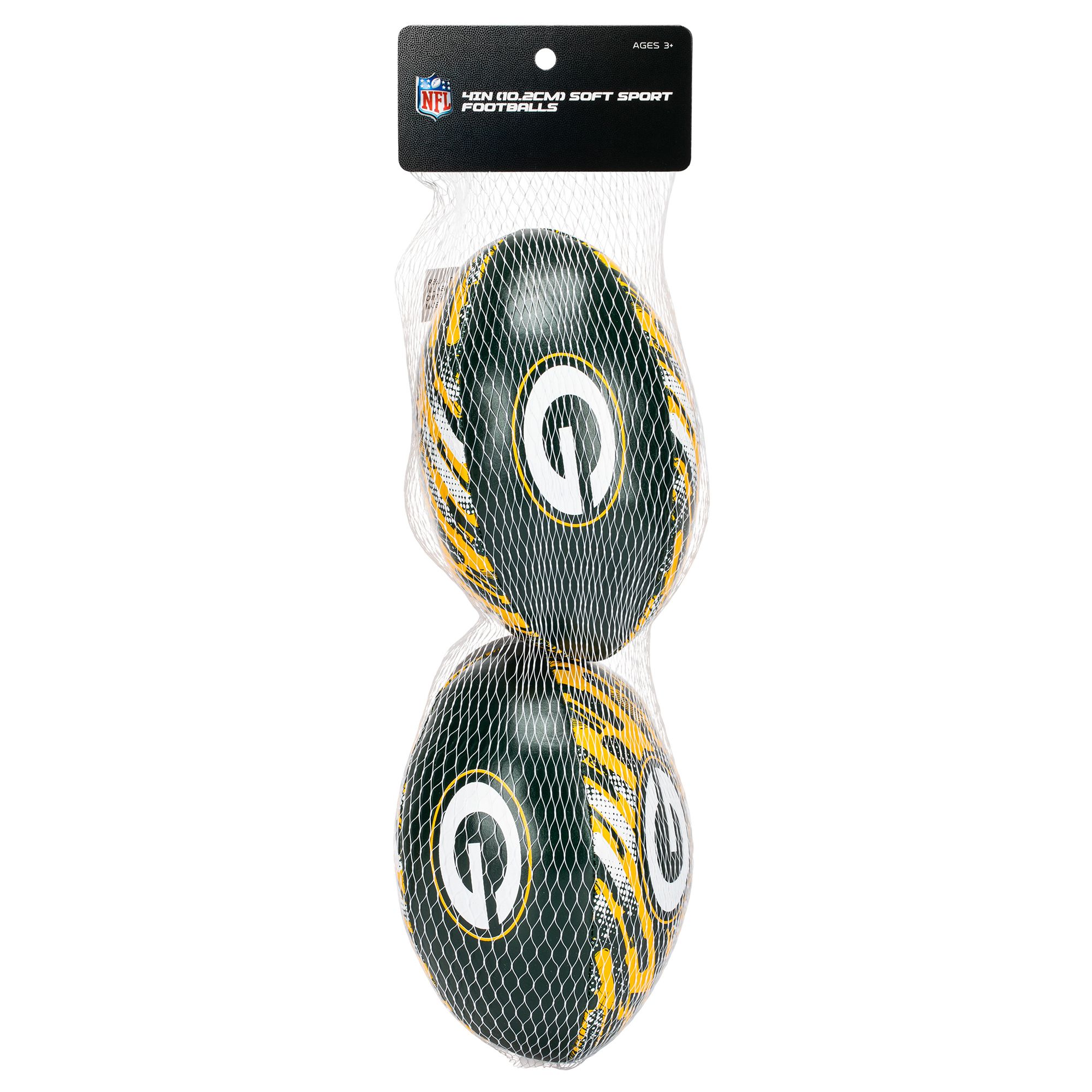 Franklin Green Bay Packers 4'' 2-Pack Softee