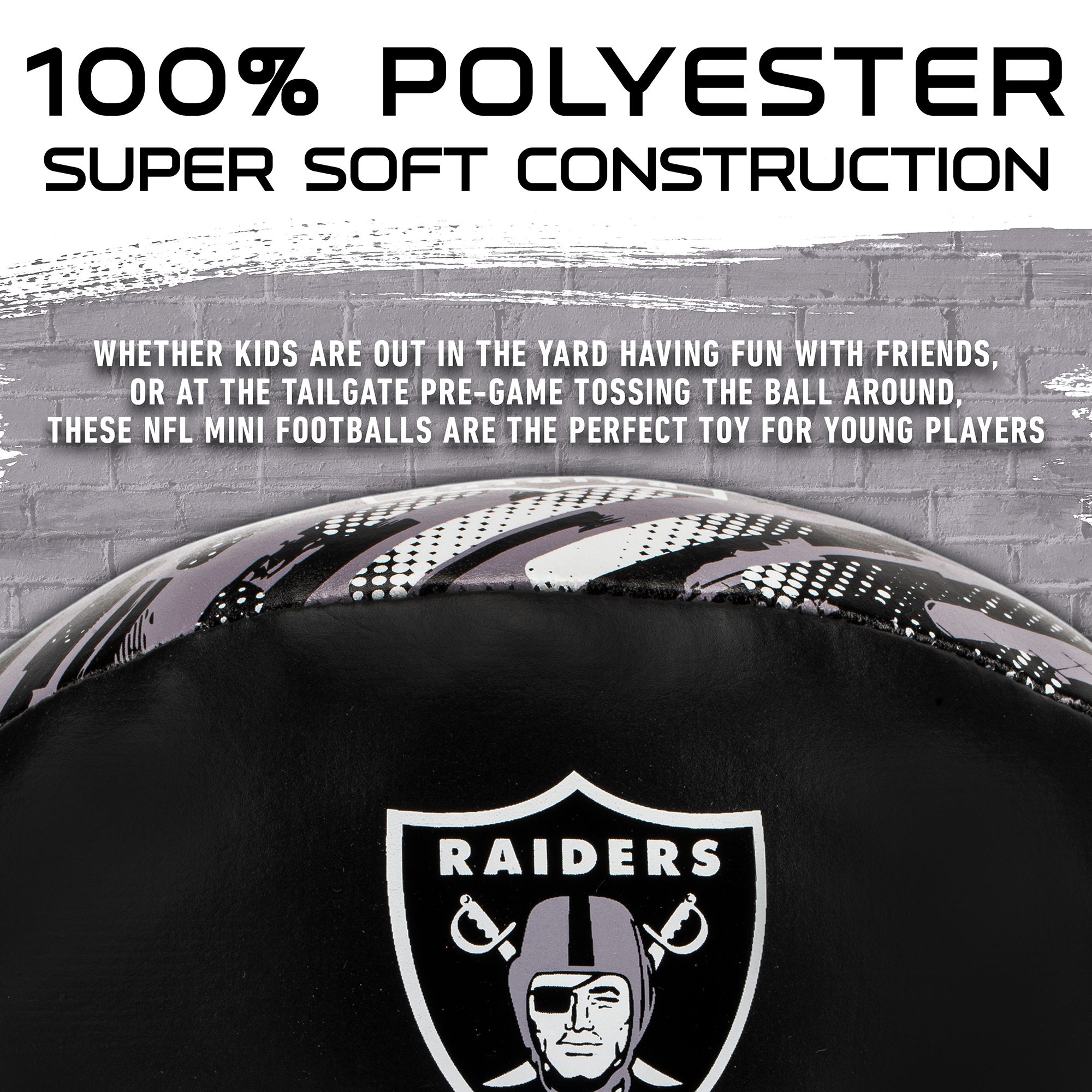 Franklin Las Vegas Raiders 4'' 2-Pack Softee product image